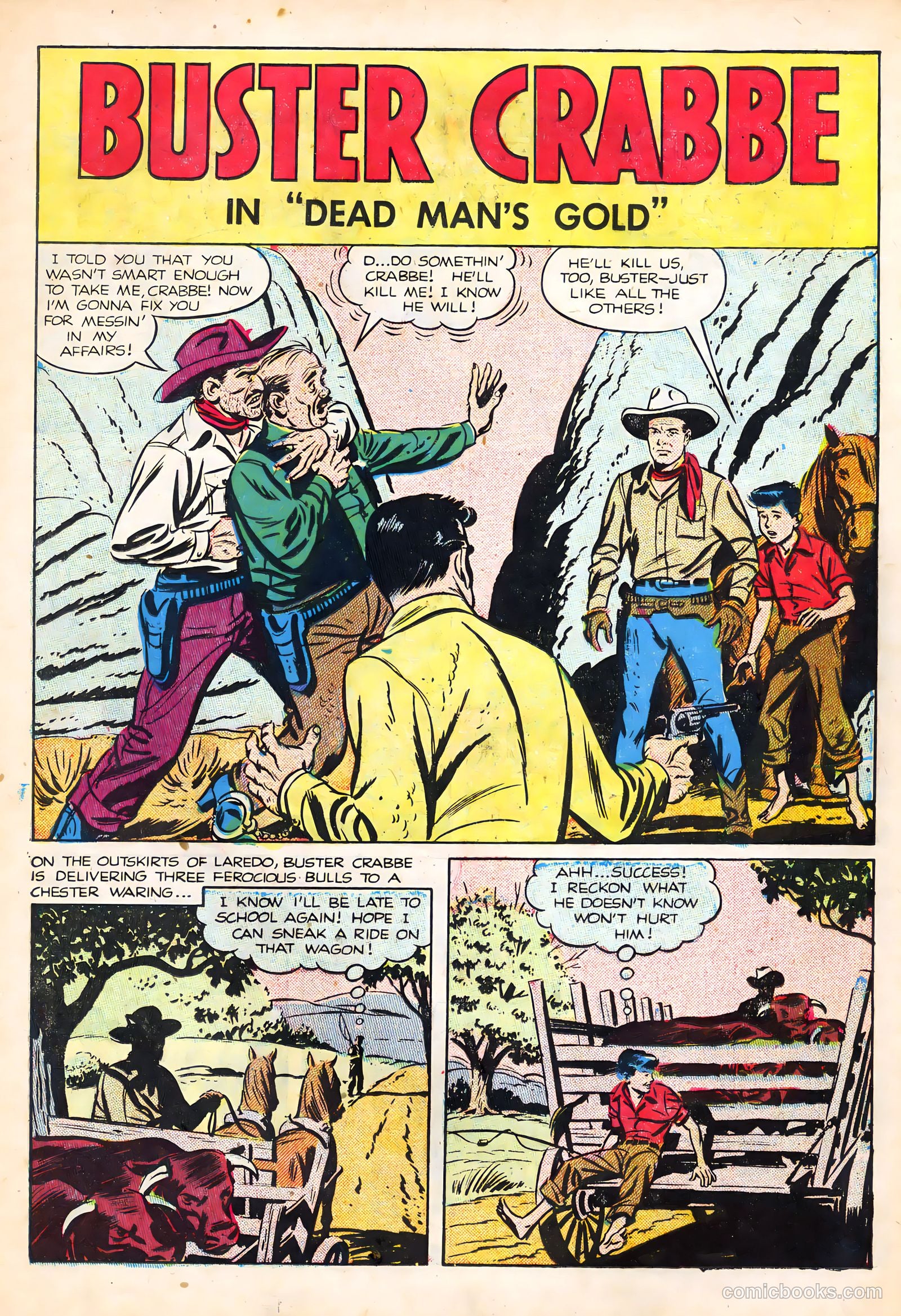 The Amazing Adventures of Buster Crabbe #1 (1953) — page 15 of 36