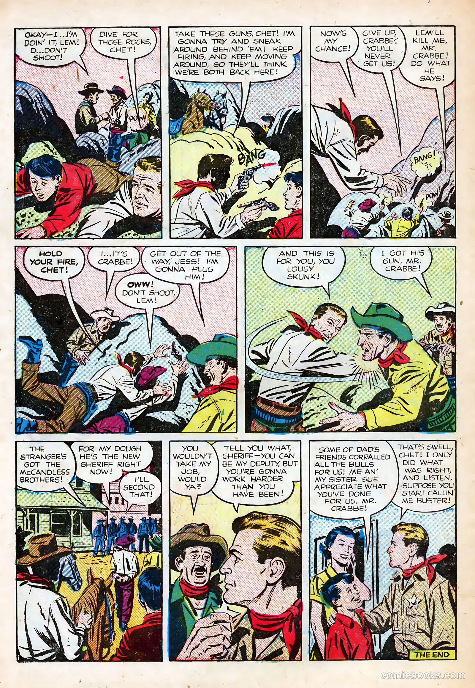 The Amazing Adventures of Buster Crabbe #1 (1953) — page 22 of 36