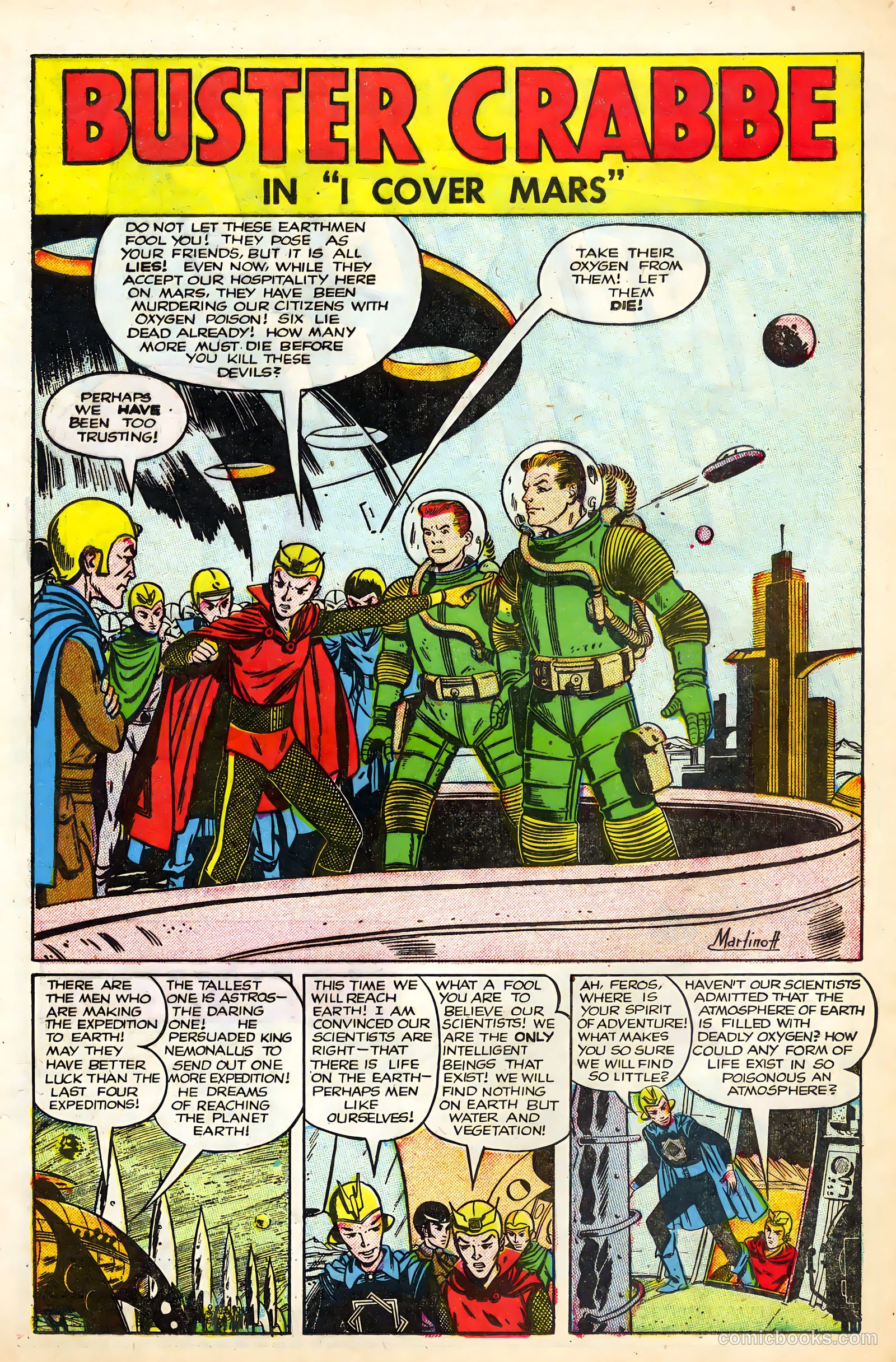 The Amazing Adventures of Buster Crabbe #1 (1953) — page 24 of 36