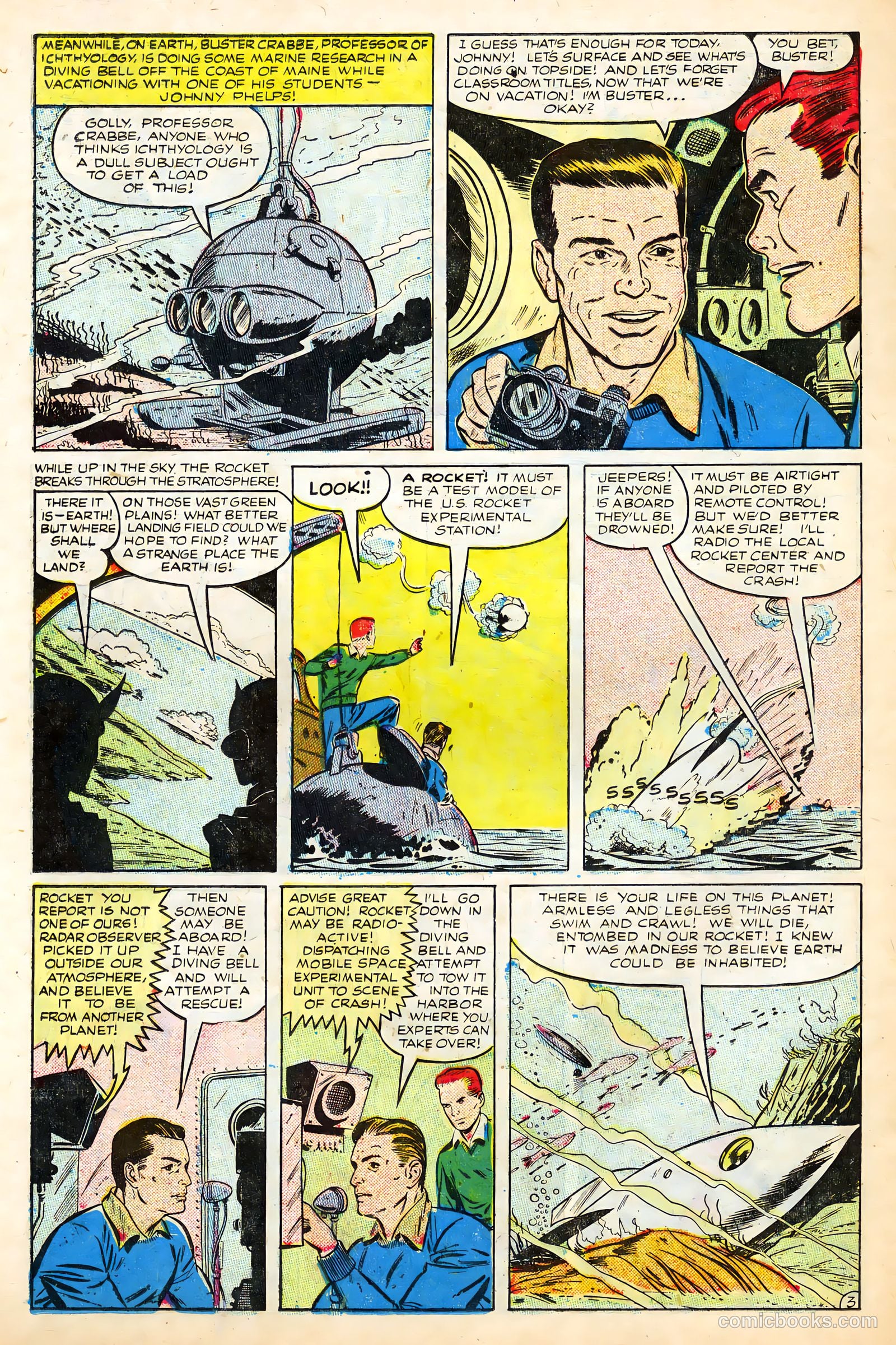 The Amazing Adventures of Buster Crabbe #1 (1953) — page 26 of 36
