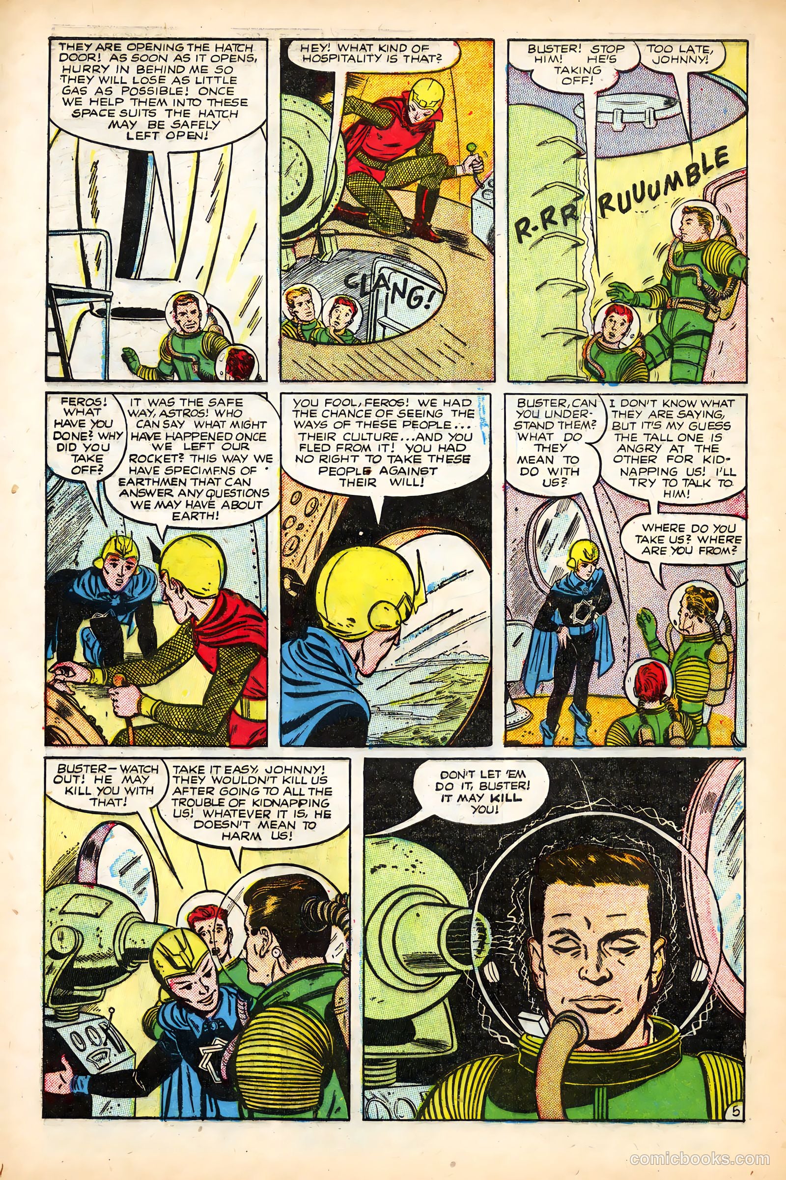 The Amazing Adventures of Buster Crabbe #1 (1953) — page 28 of 36