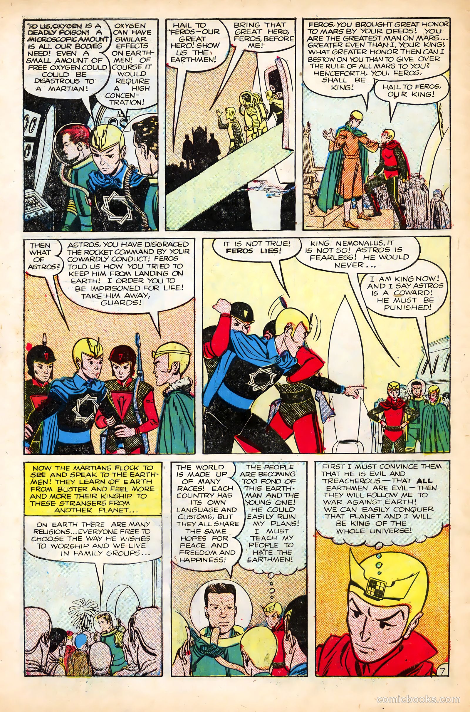 The Amazing Adventures of Buster Crabbe #1 (1953) — page 30 of 36