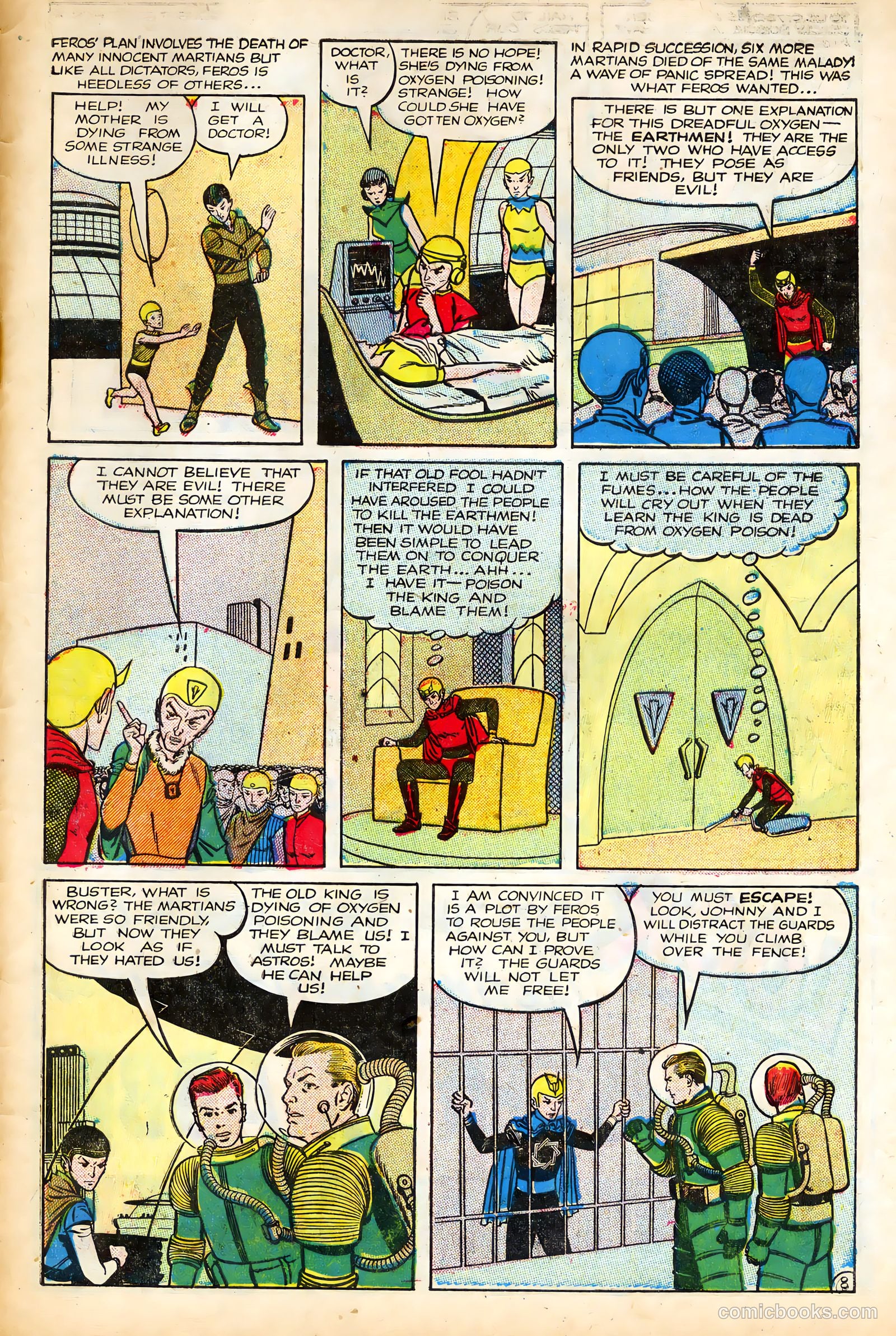 The Amazing Adventures of Buster Crabbe #1 (1953) — page 31 of 36