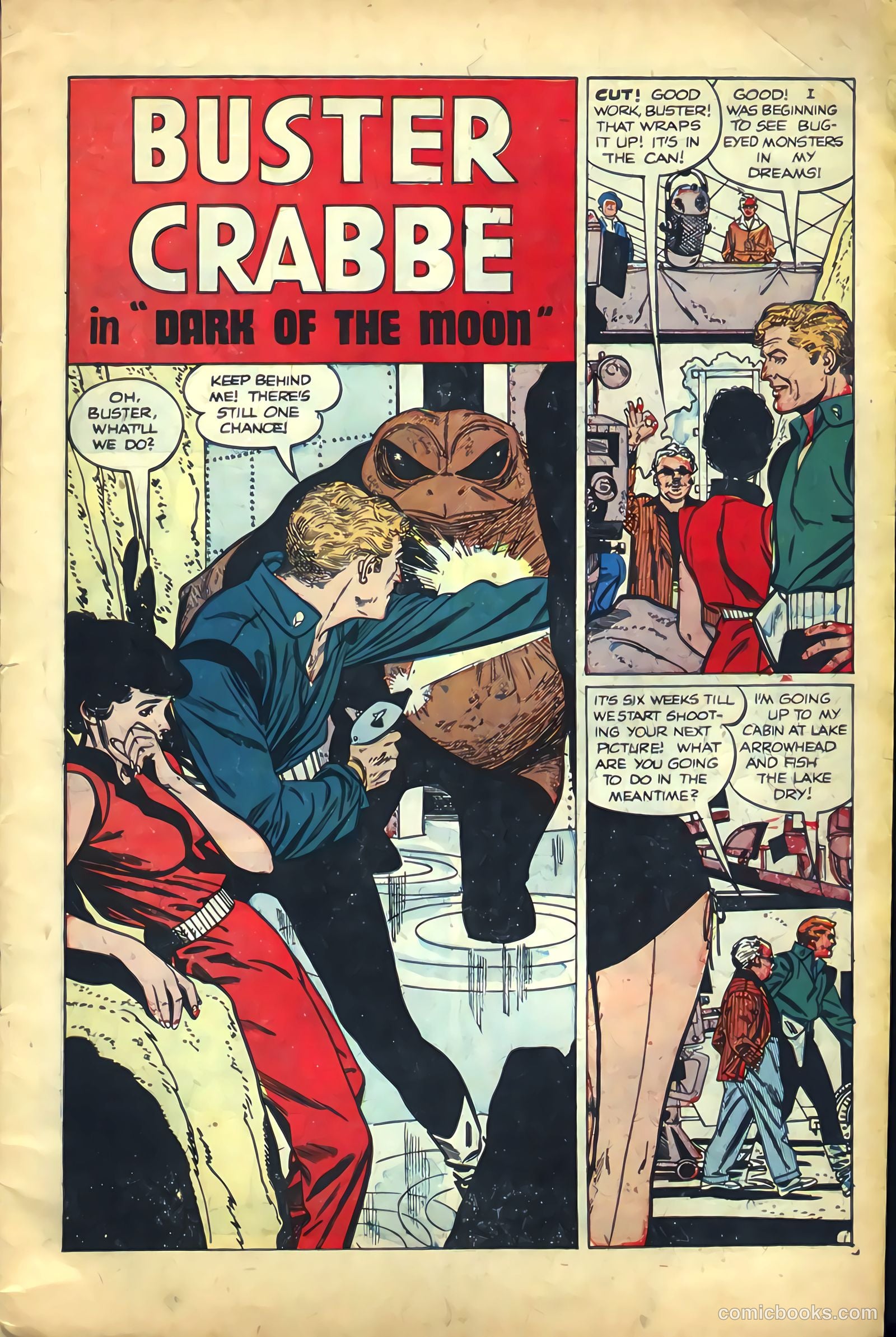 The Amazing Adventures of Buster Crabbe #2 (1954) — page 3 of 36