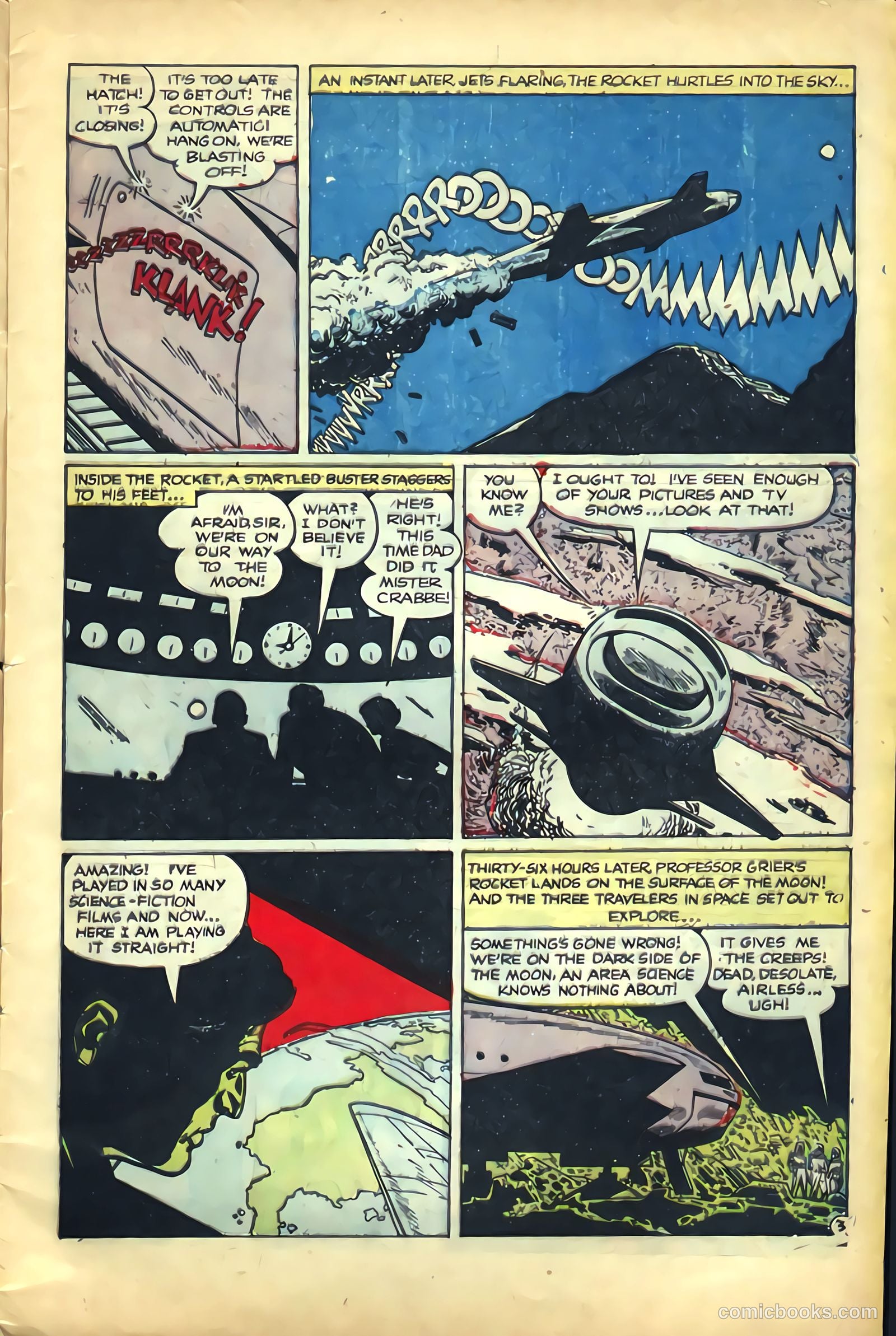 The Amazing Adventures of Buster Crabbe #2 (1954) — page 5 of 36