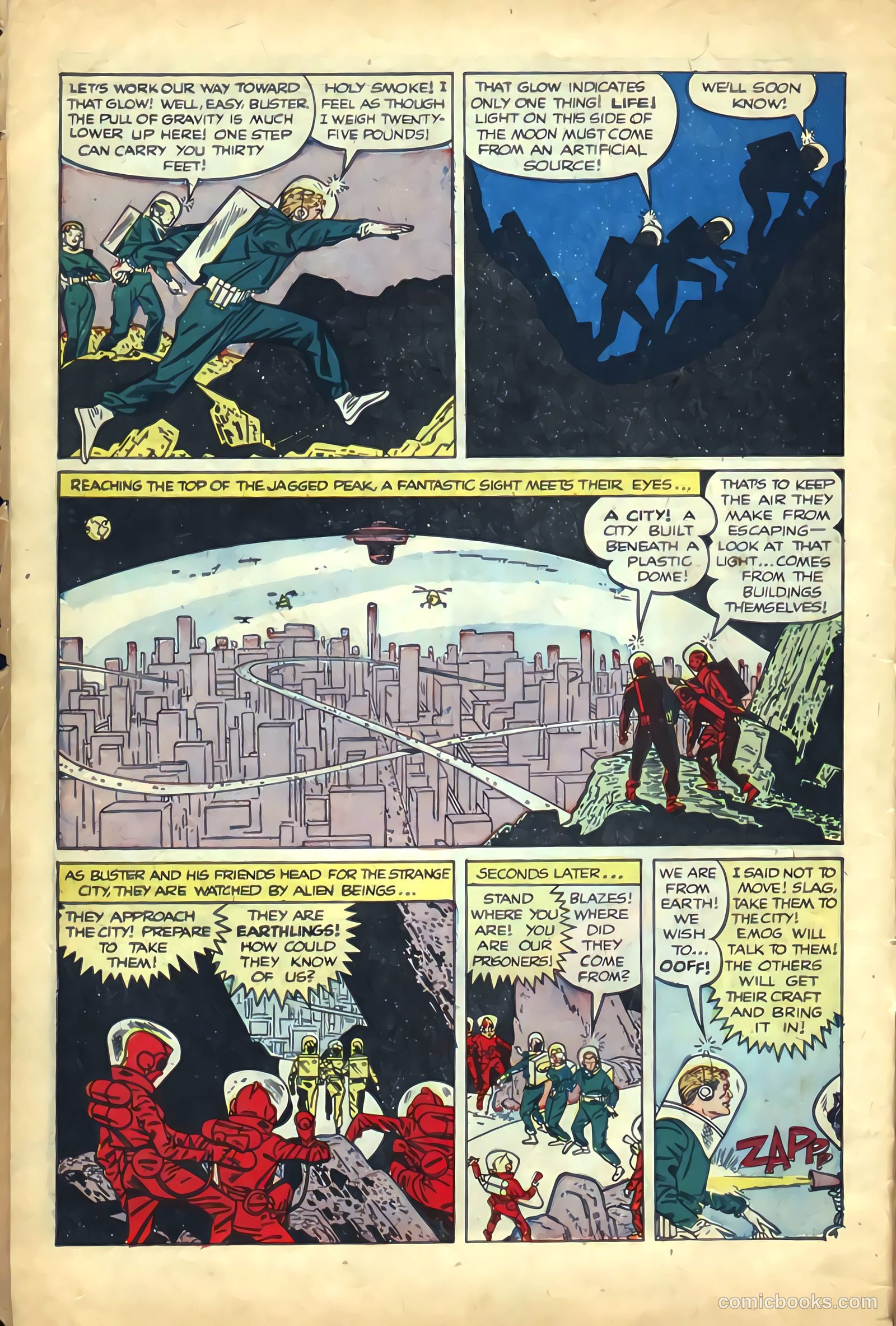 The Amazing Adventures of Buster Crabbe #2 (1954) — page 6 of 36