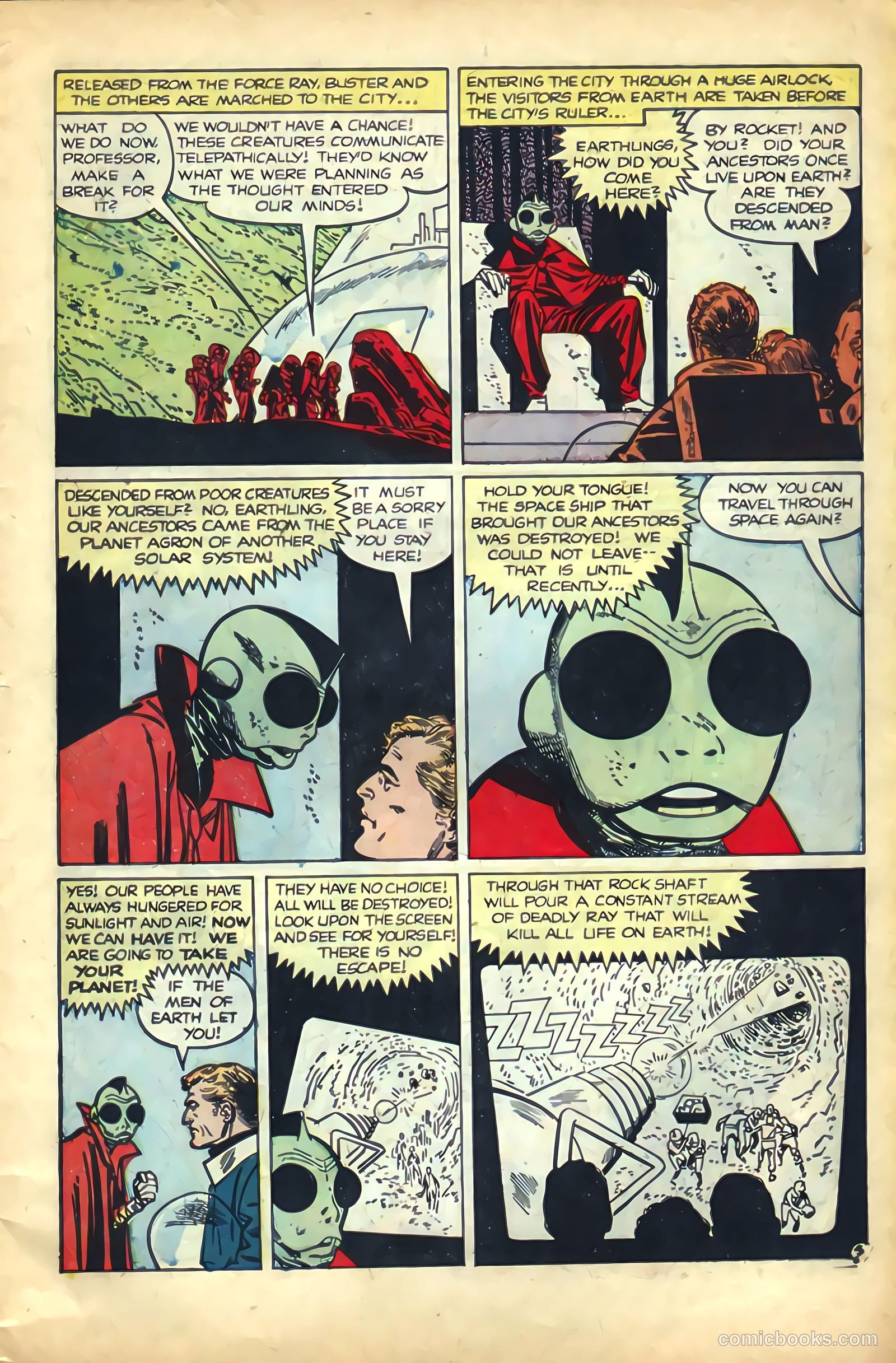 The Amazing Adventures of Buster Crabbe #2 (1954) — page 7 of 36