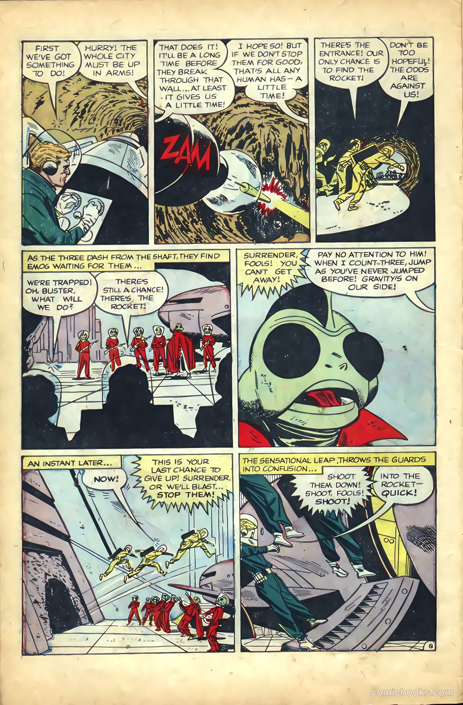 The Amazing Adventures of Buster Crabbe #2 (1954) — page 10 of 36