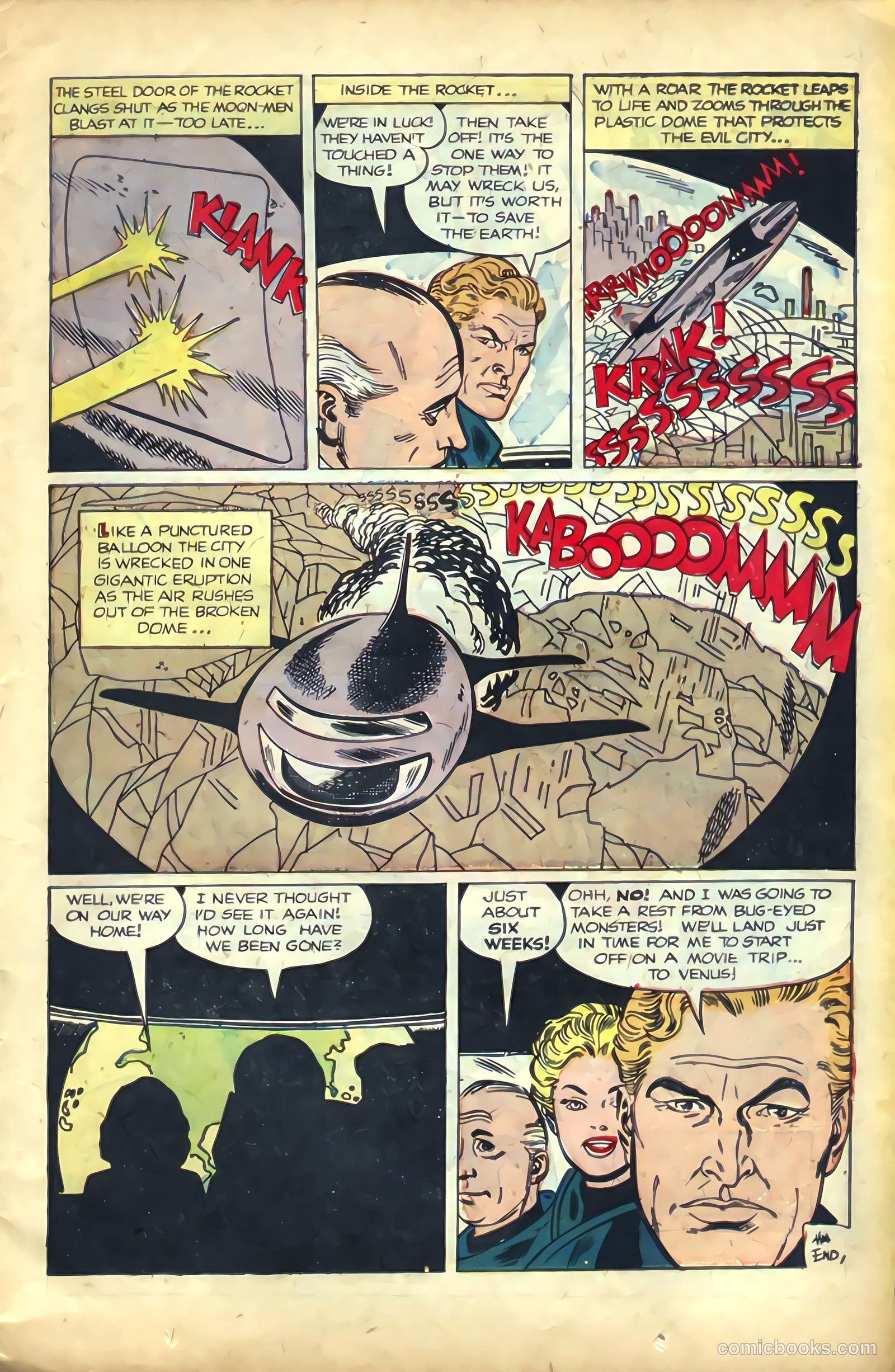 The Amazing Adventures of Buster Crabbe #2 (1954) — page 11 of 36