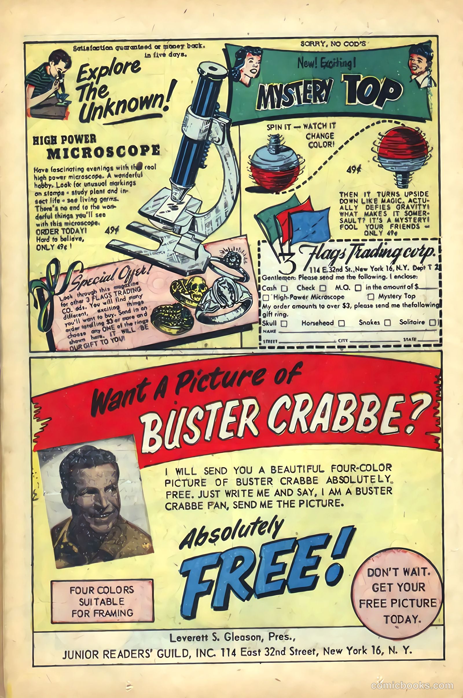 The Amazing Adventures of Buster Crabbe #2 (1954) — page 12 of 36