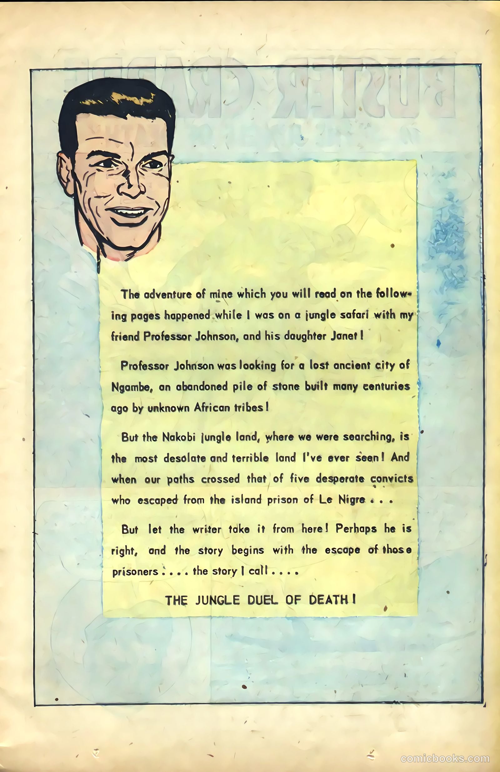 The Amazing Adventures of Buster Crabbe #2 (1954) — page 13 of 36