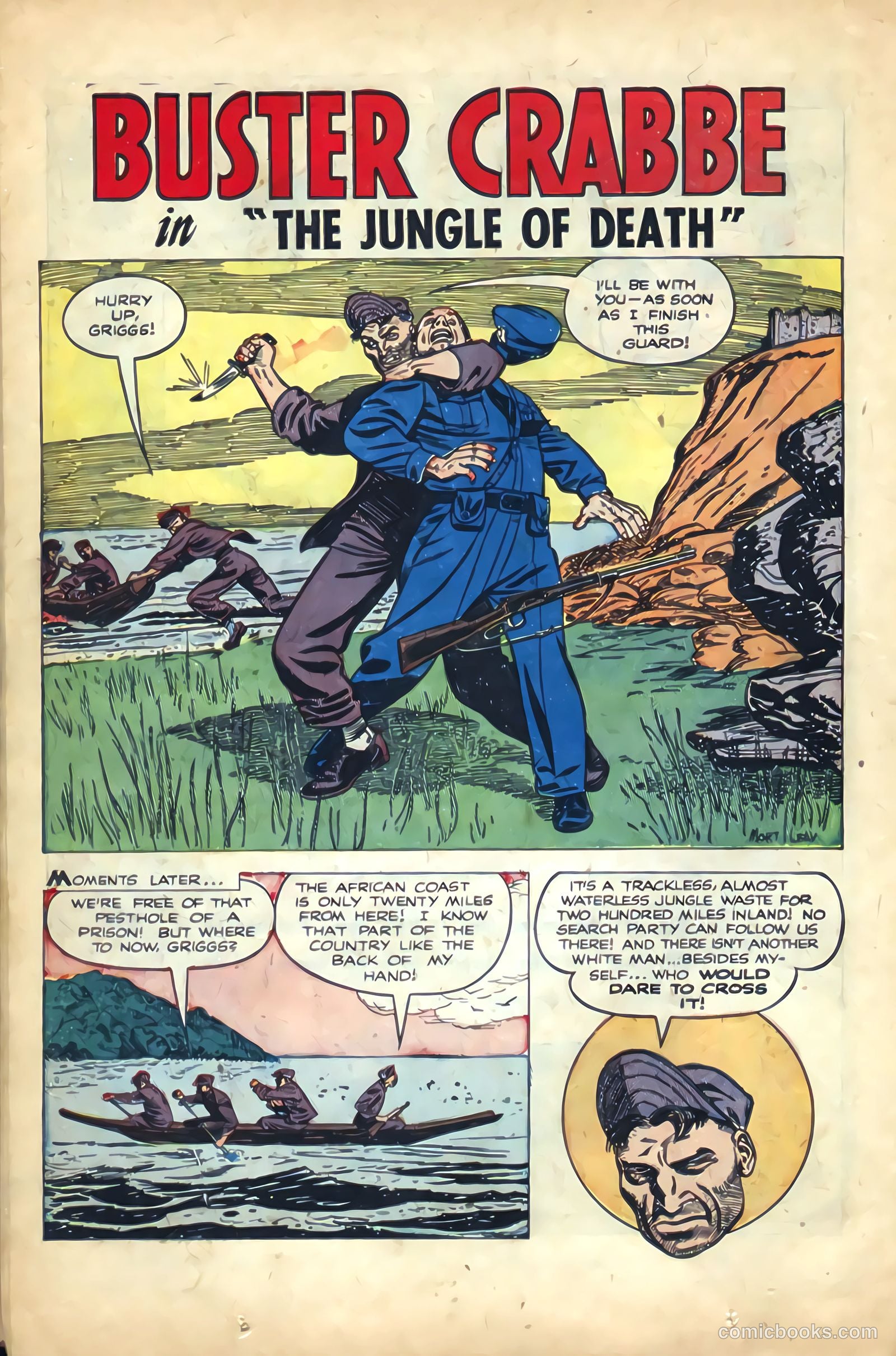 The Amazing Adventures of Buster Crabbe #2 (1954) — page 14 of 36