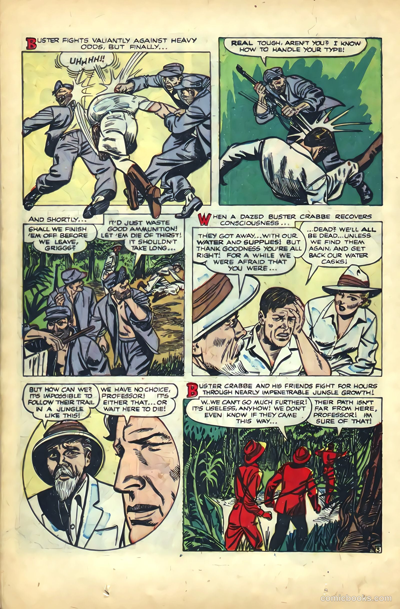 The Amazing Adventures of Buster Crabbe #2 (1954) — page 16 of 36