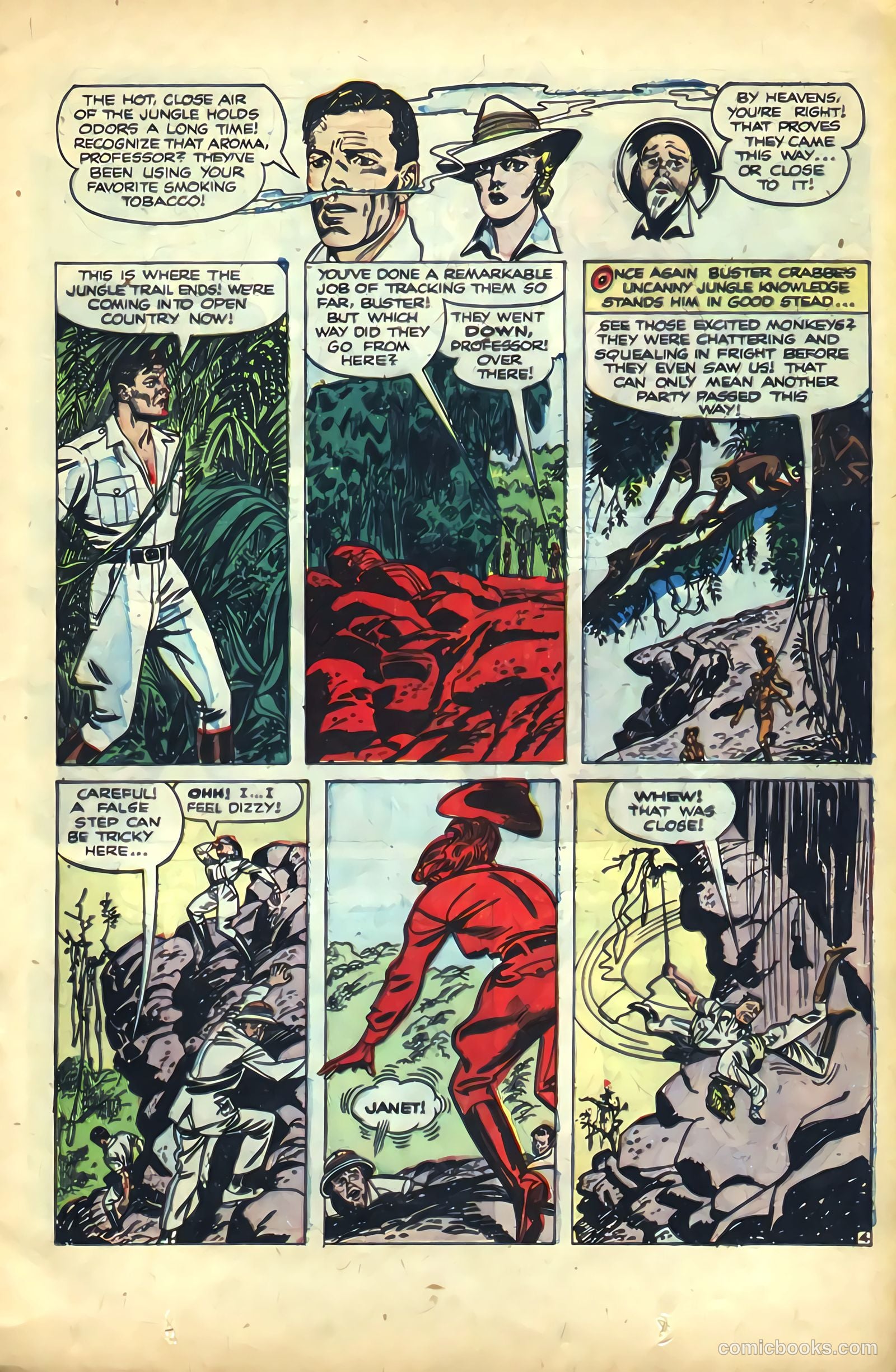 The Amazing Adventures of Buster Crabbe #2 (1954) — page 17 of 36