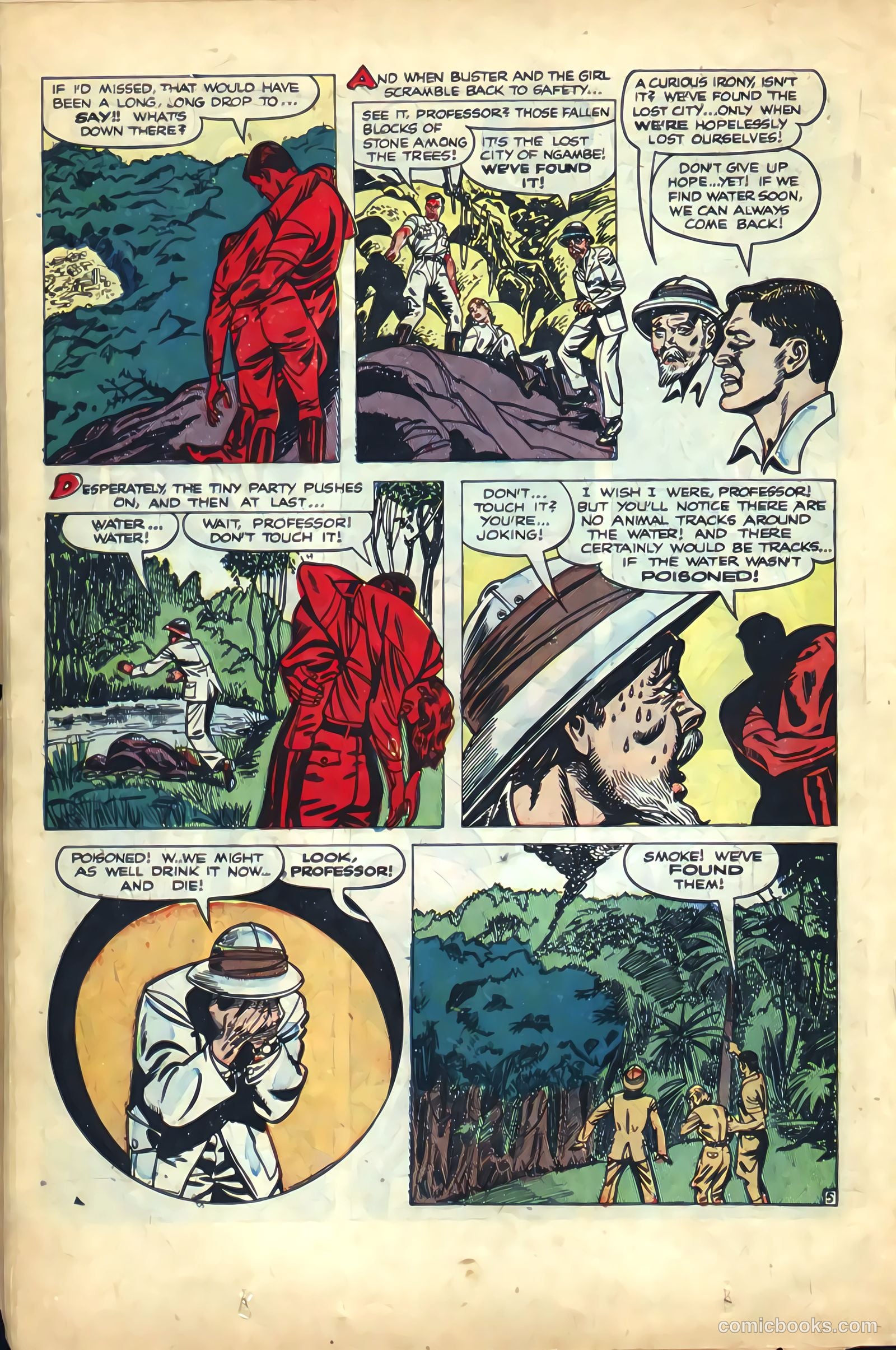 The Amazing Adventures of Buster Crabbe #2 (1954) — page 18 of 36