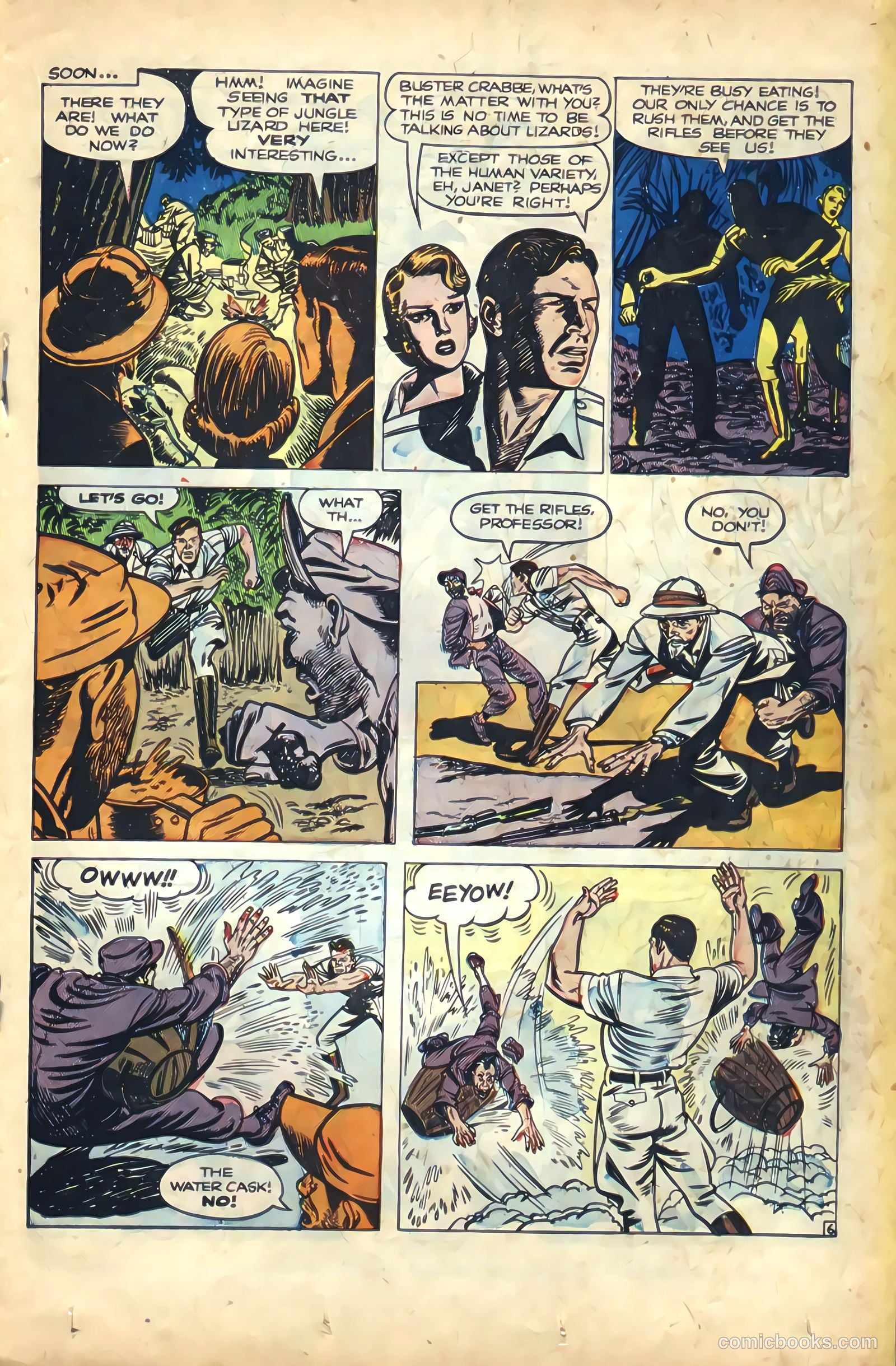The Amazing Adventures of Buster Crabbe #2 (1954) — page 19 of 36