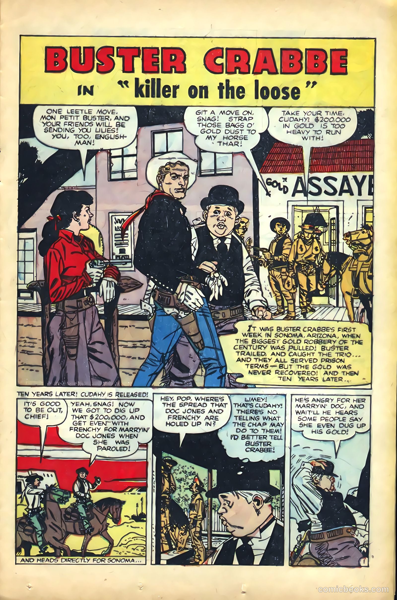 The Amazing Adventures of Buster Crabbe #2 (1954) — page 25 of 36