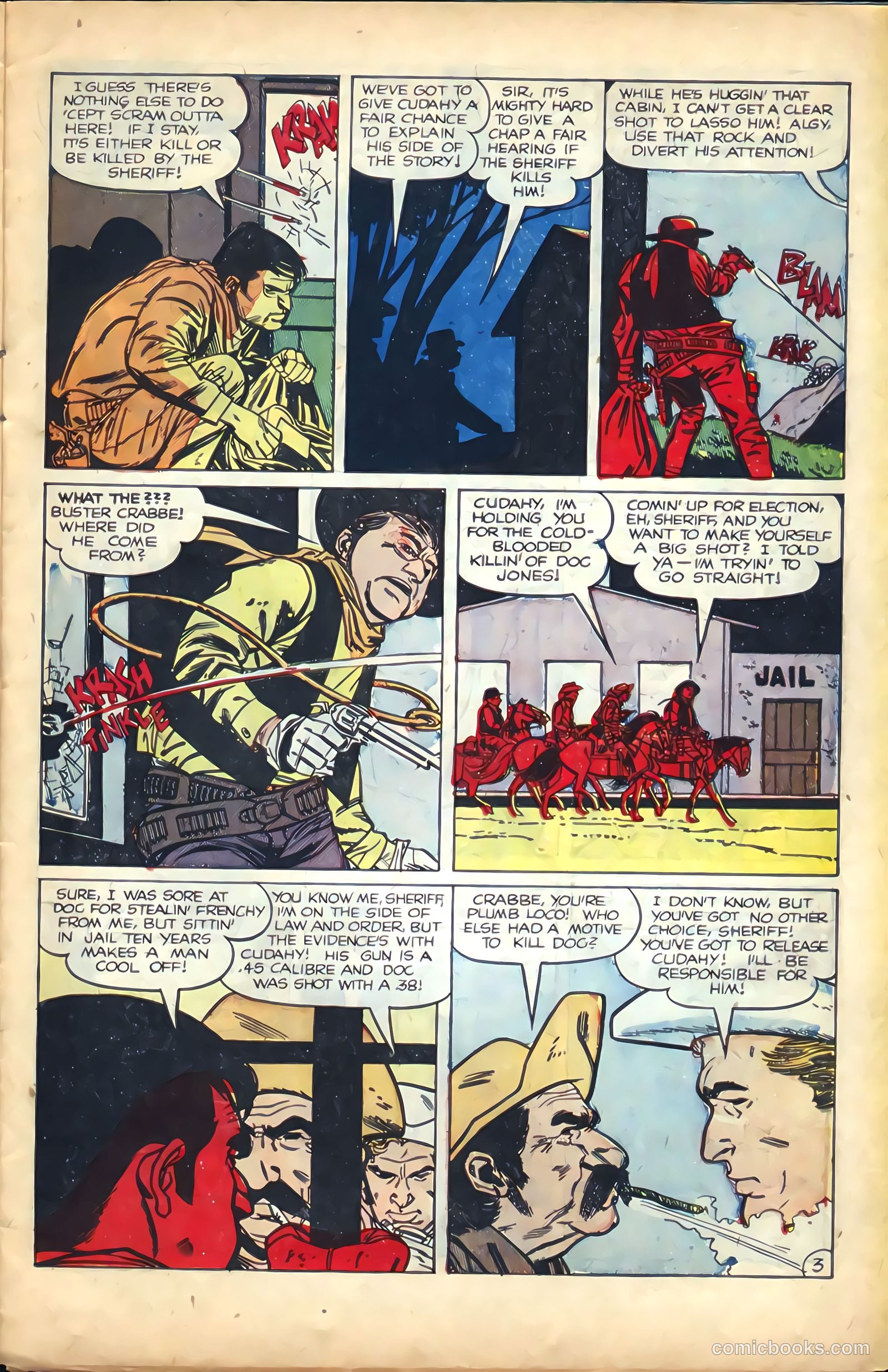 The Amazing Adventures of Buster Crabbe #2 (1954) — page 27 of 36