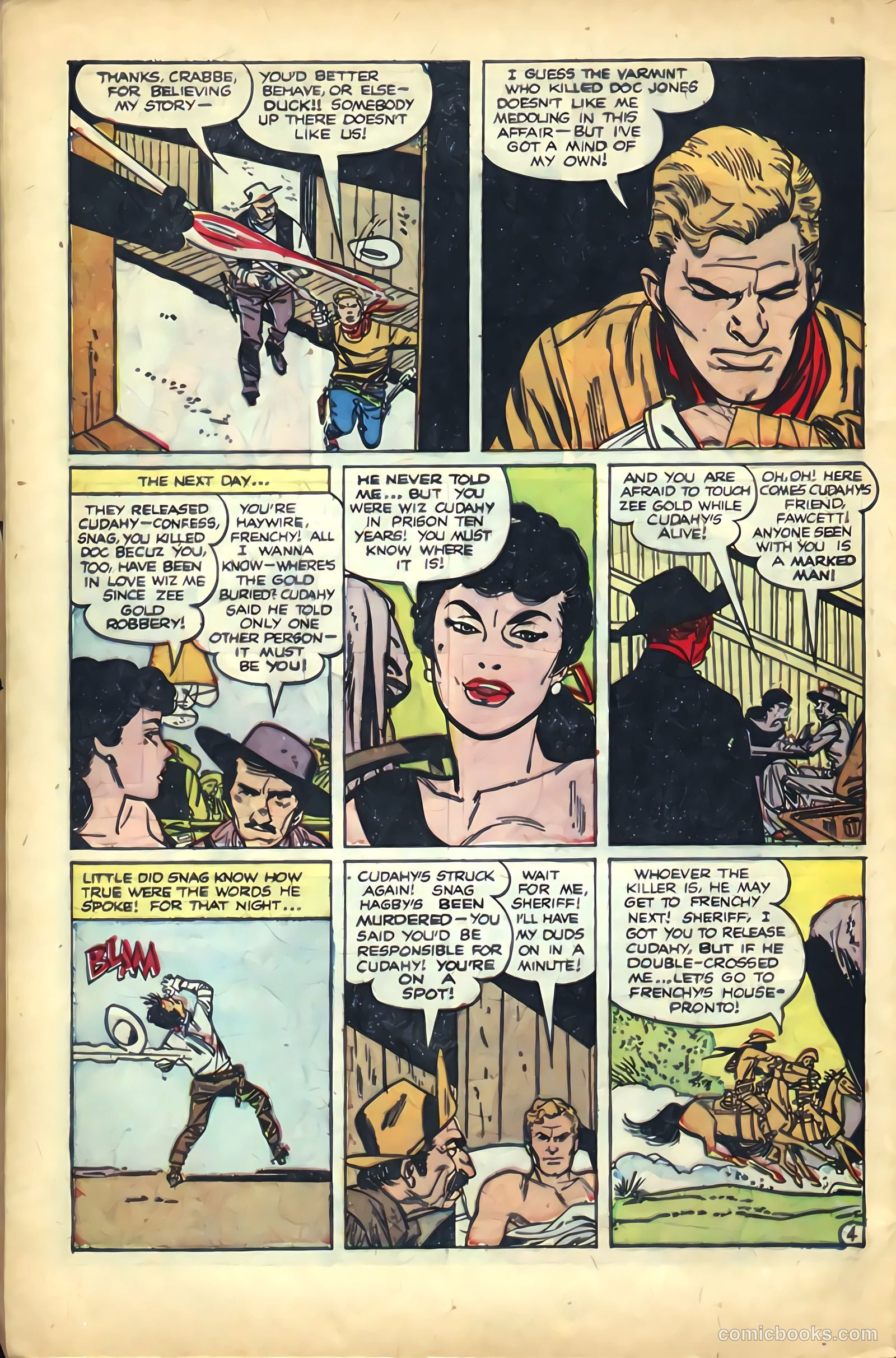 The Amazing Adventures of Buster Crabbe #2 (1954) — page 28 of 36