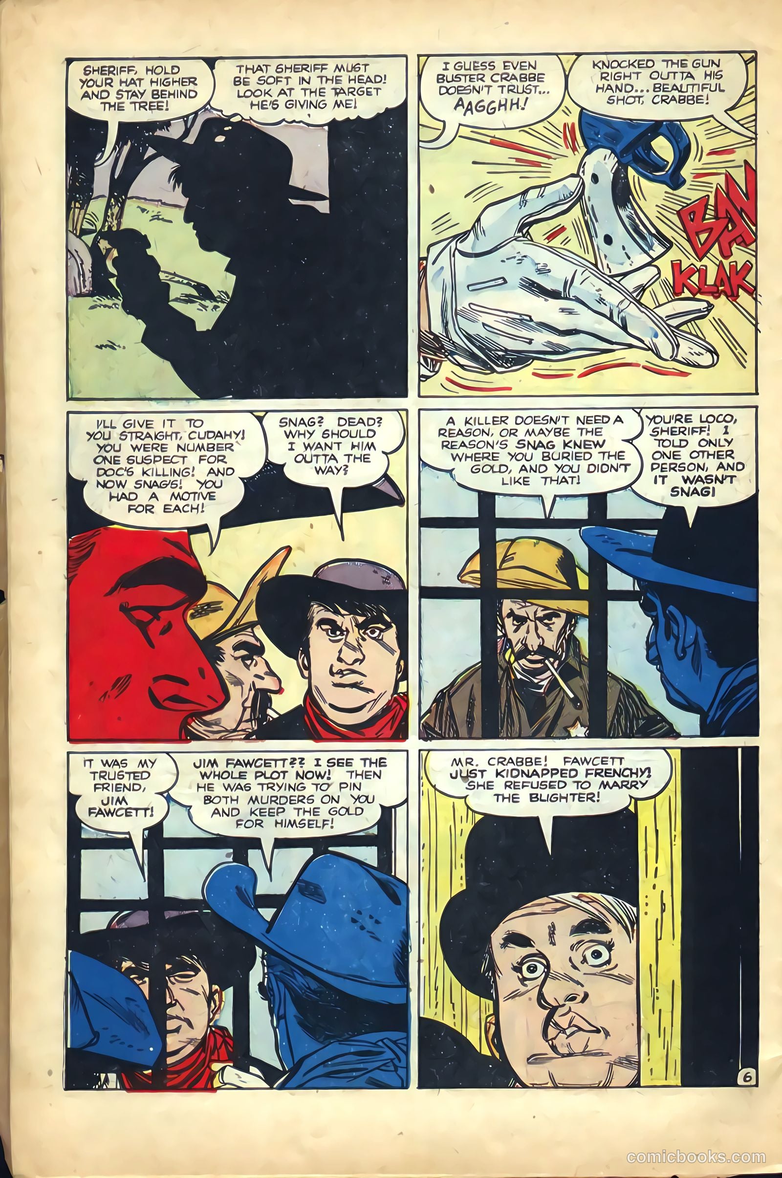 The Amazing Adventures of Buster Crabbe #2 (1954) — page 30 of 36