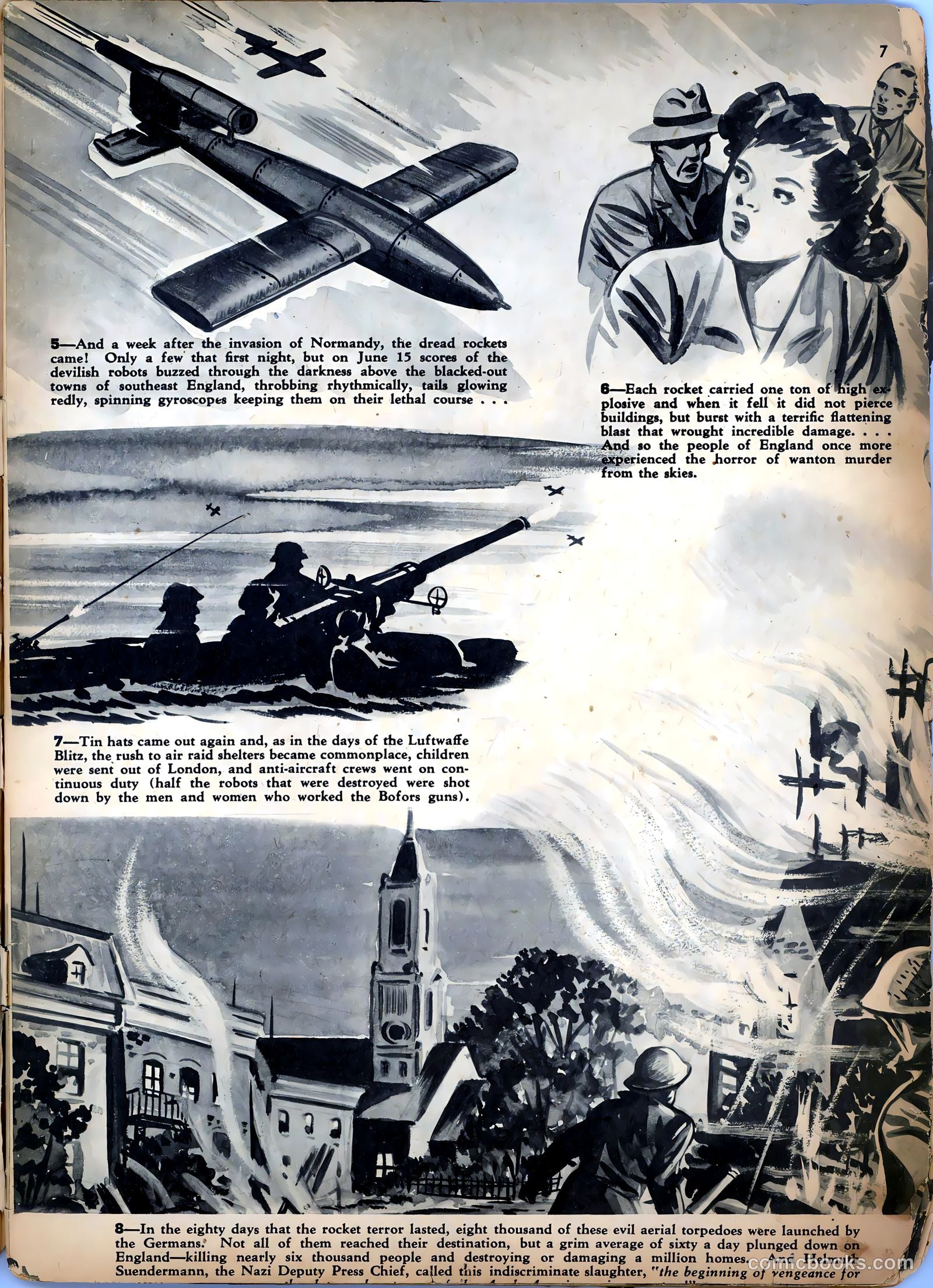 The American Air Forces #2 (1944) — page 7 of 52