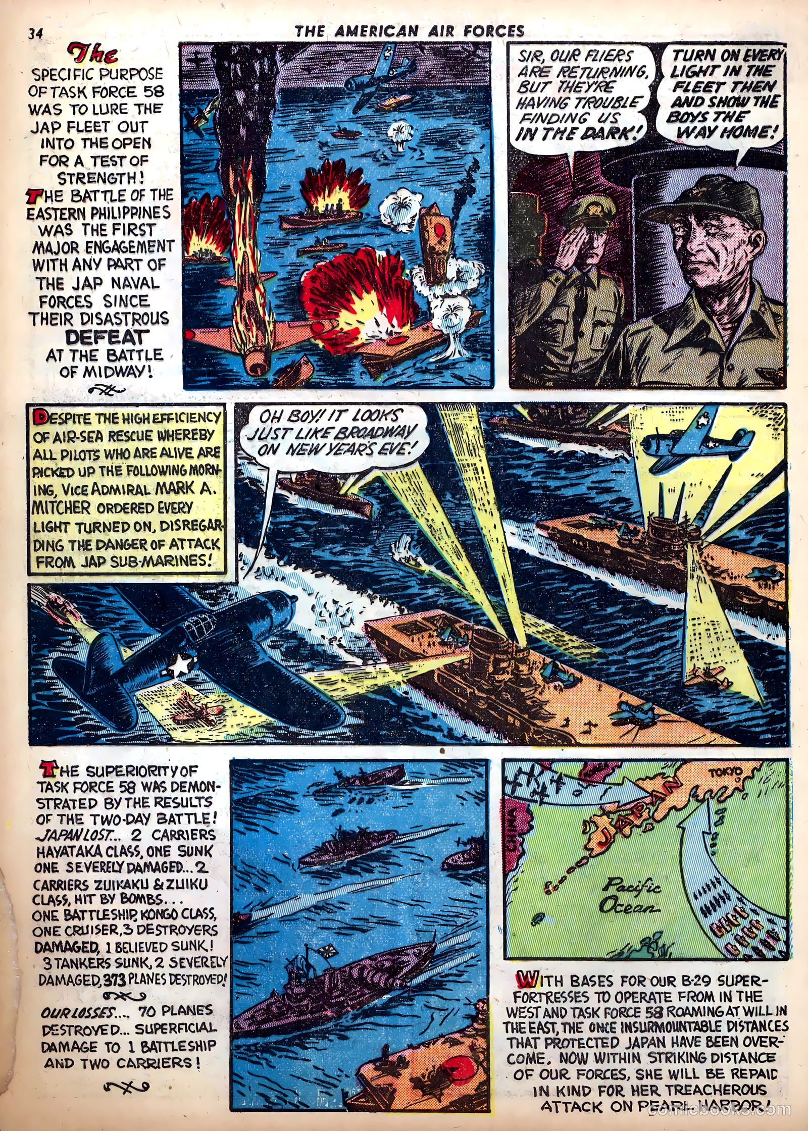 The American Air Forces #2 (1944) — page 34 of 52