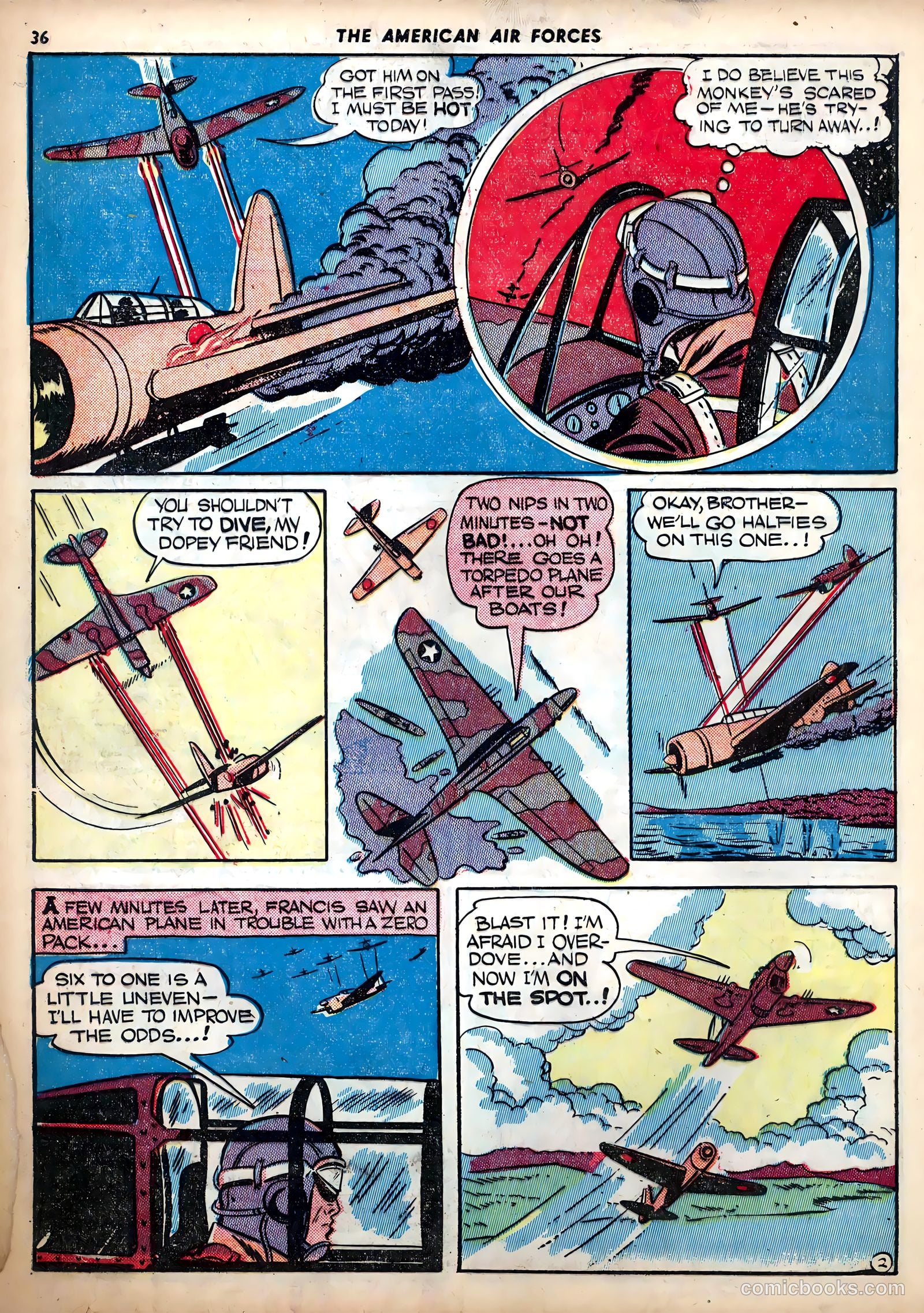 The American Air Forces #2 (1944) — page 36 of 52