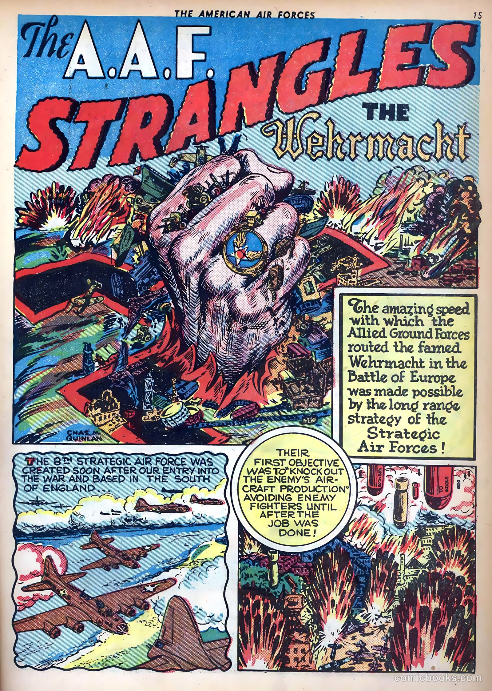 The American Air Forces #3 (1945) — page 15 of 52