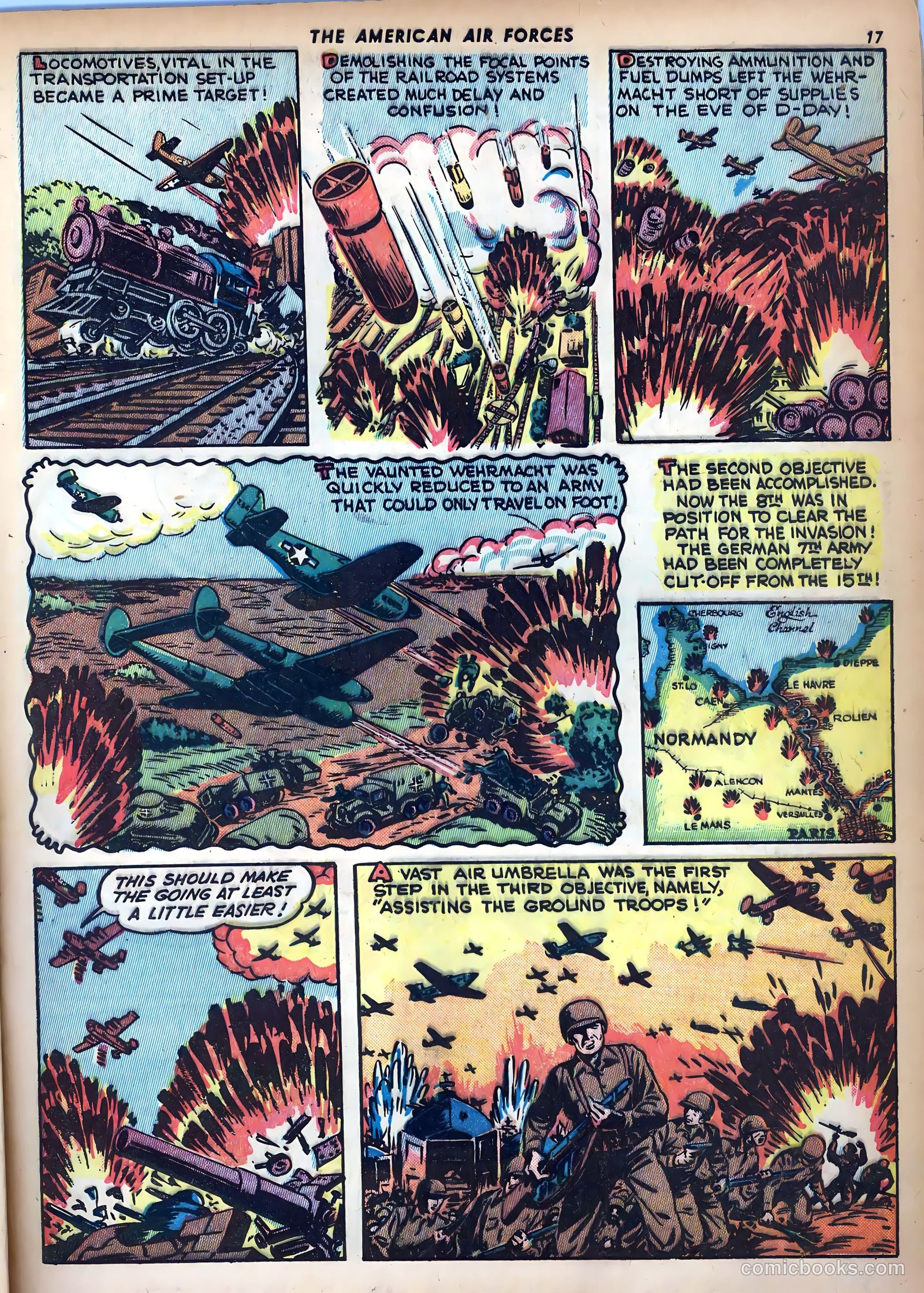 The American Air Forces #3 (1945) — page 17 of 52