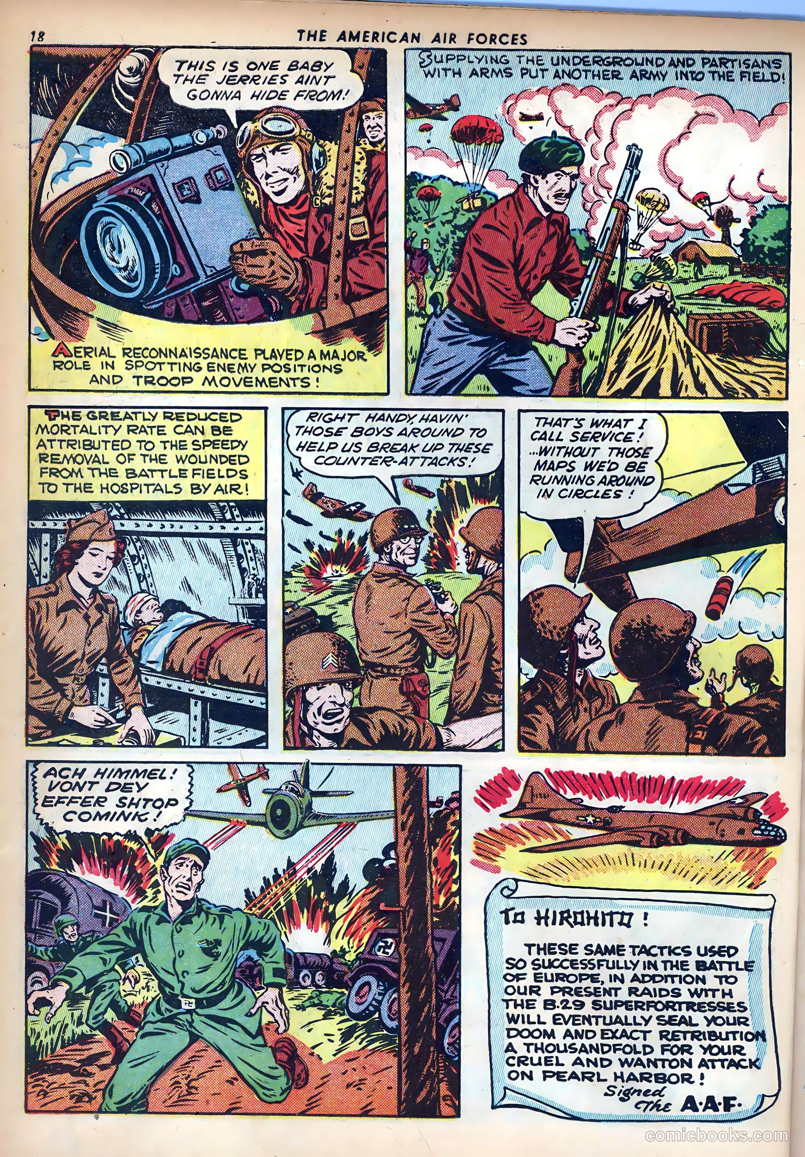 The American Air Forces #3 (1945) — page 18 of 52