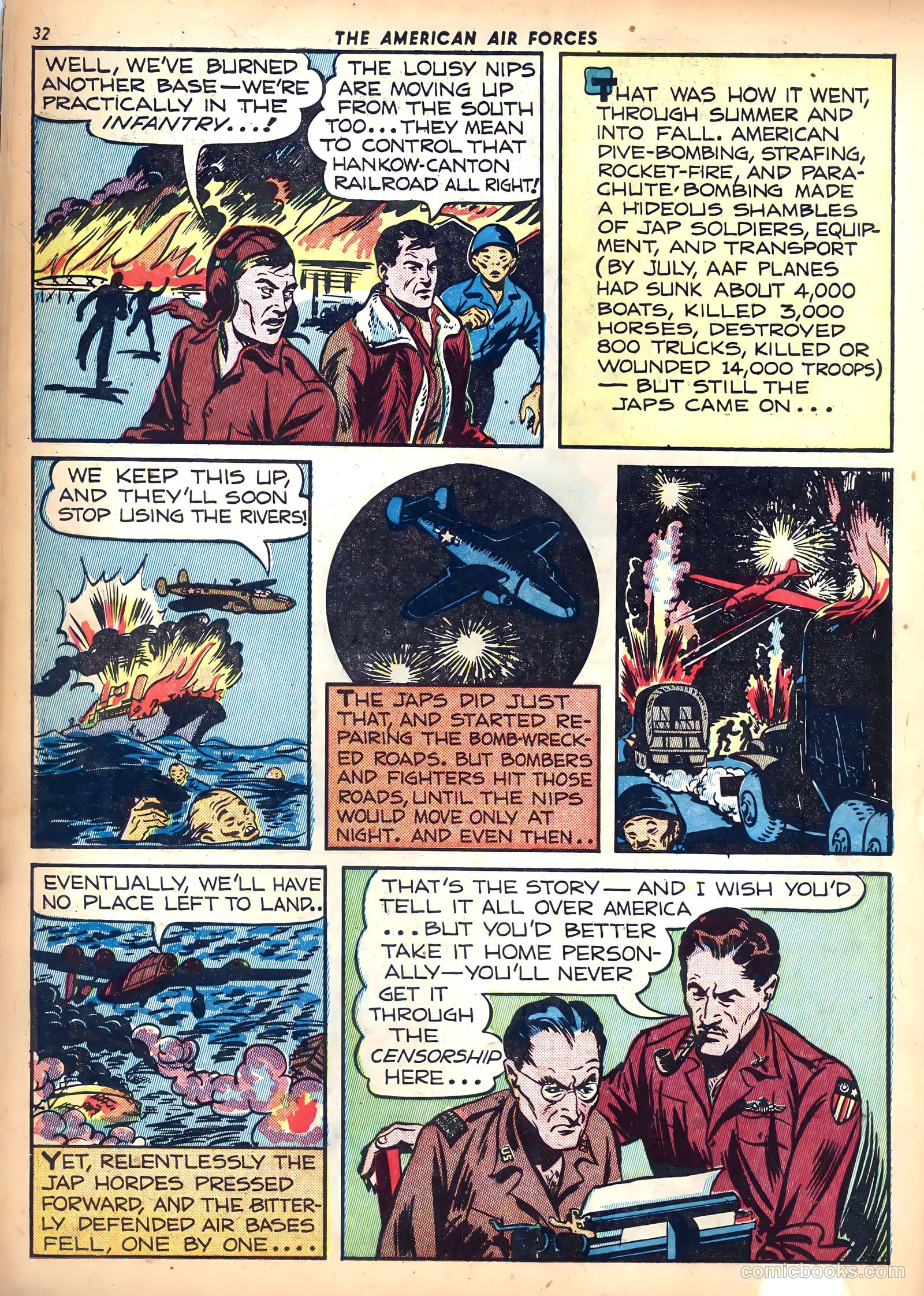 The American Air Forces #3 (1945) — page 32 of 52