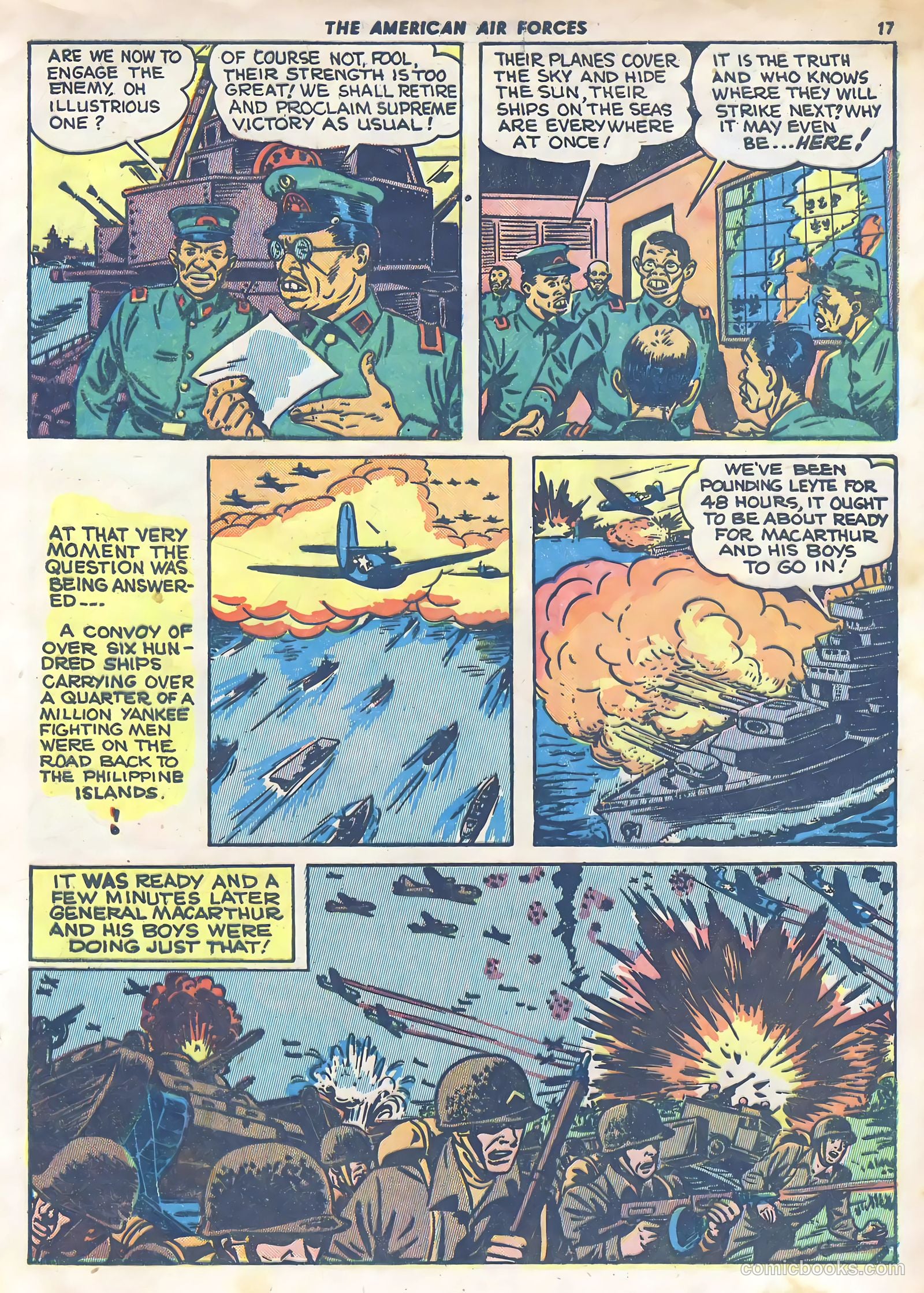 The American Air Forces #4 (1945) — page 17 of 53
