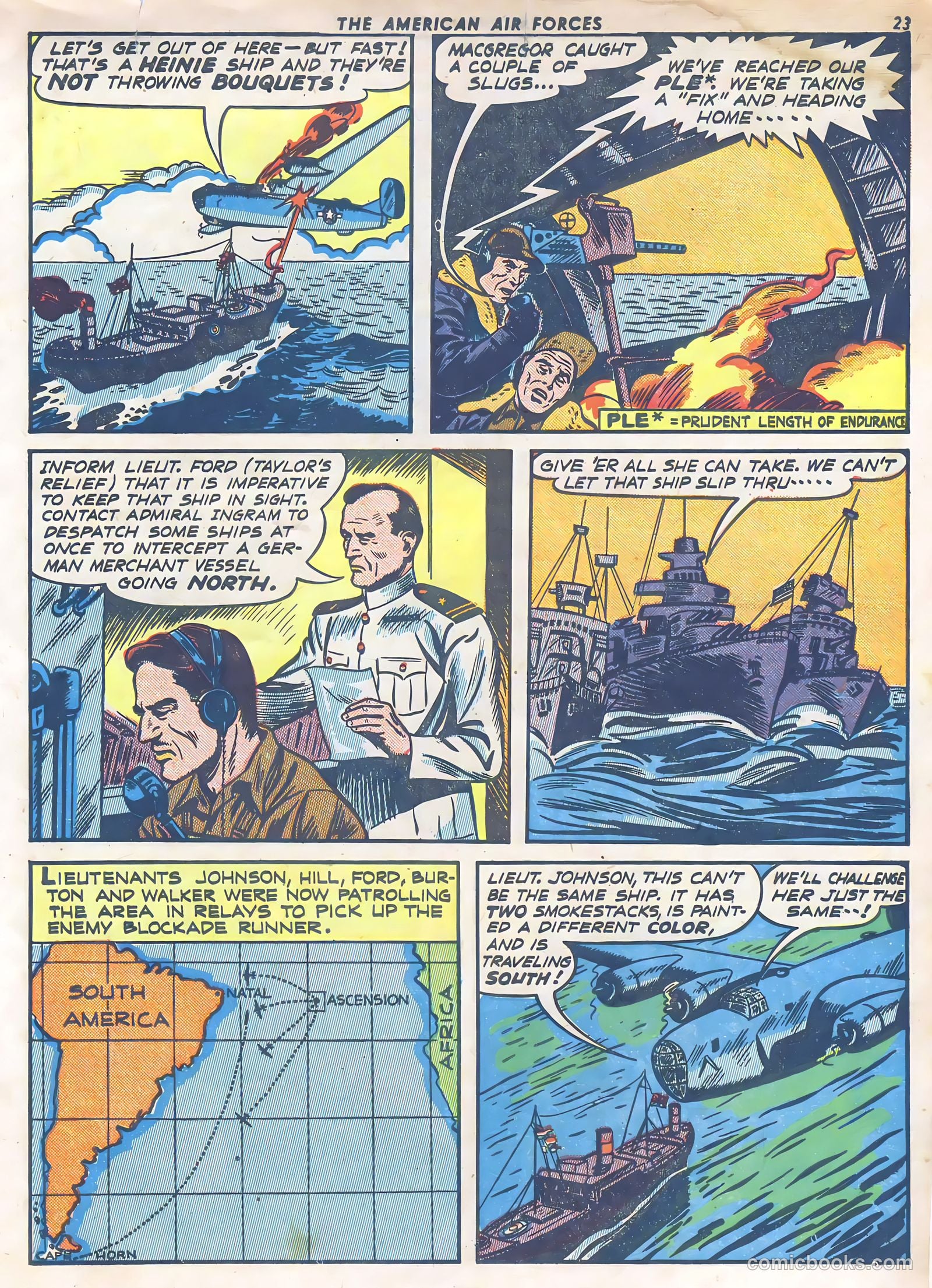 The American Air Forces #4 (1945) — page 23 of 53