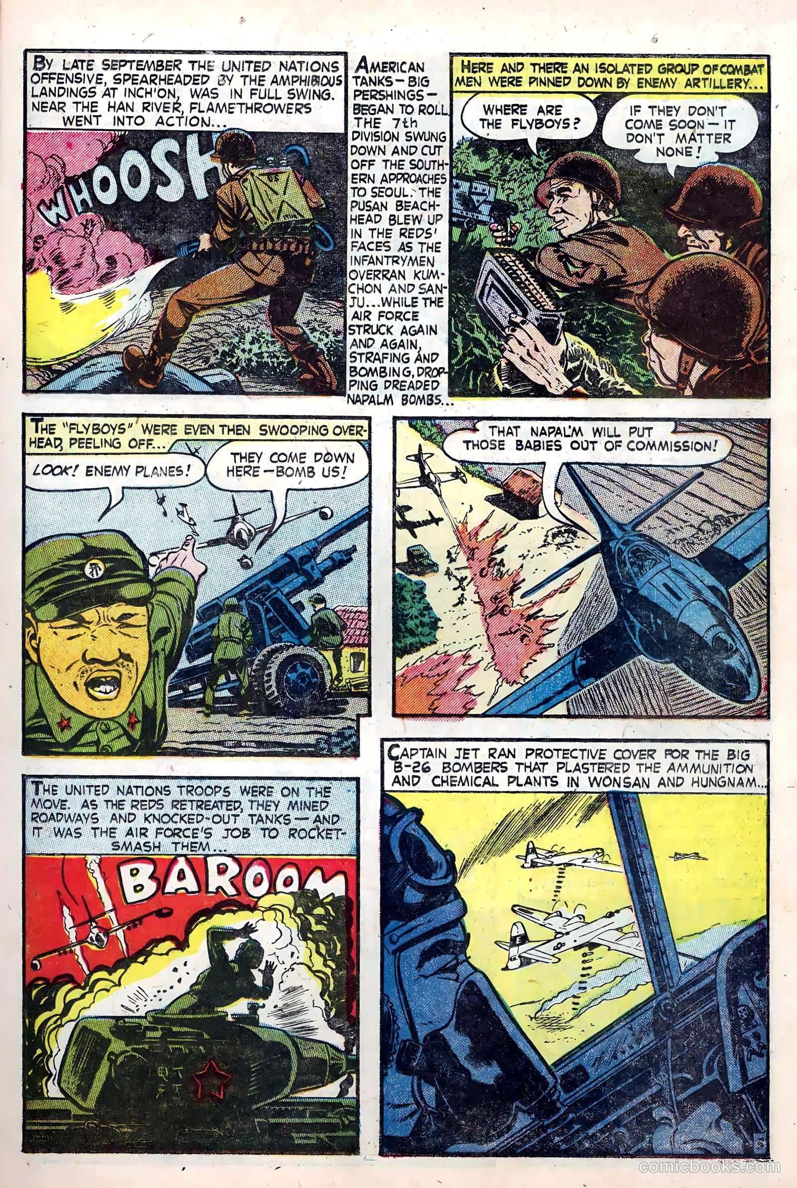 The American Air Forces #5 (1951) — page 7 of 36