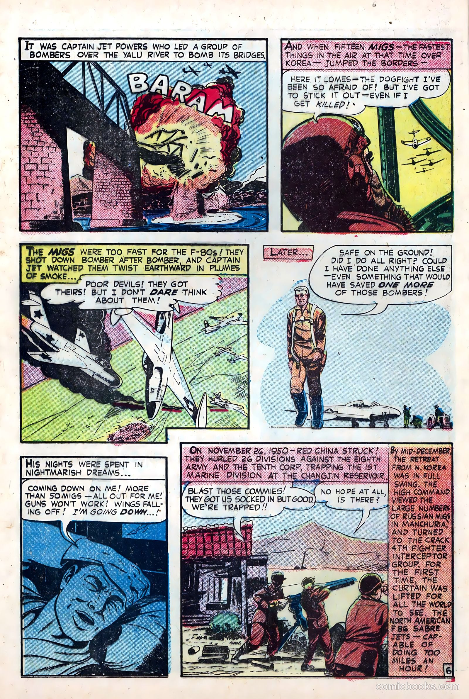 The American Air Forces #5 (1951) — page 8 of 36