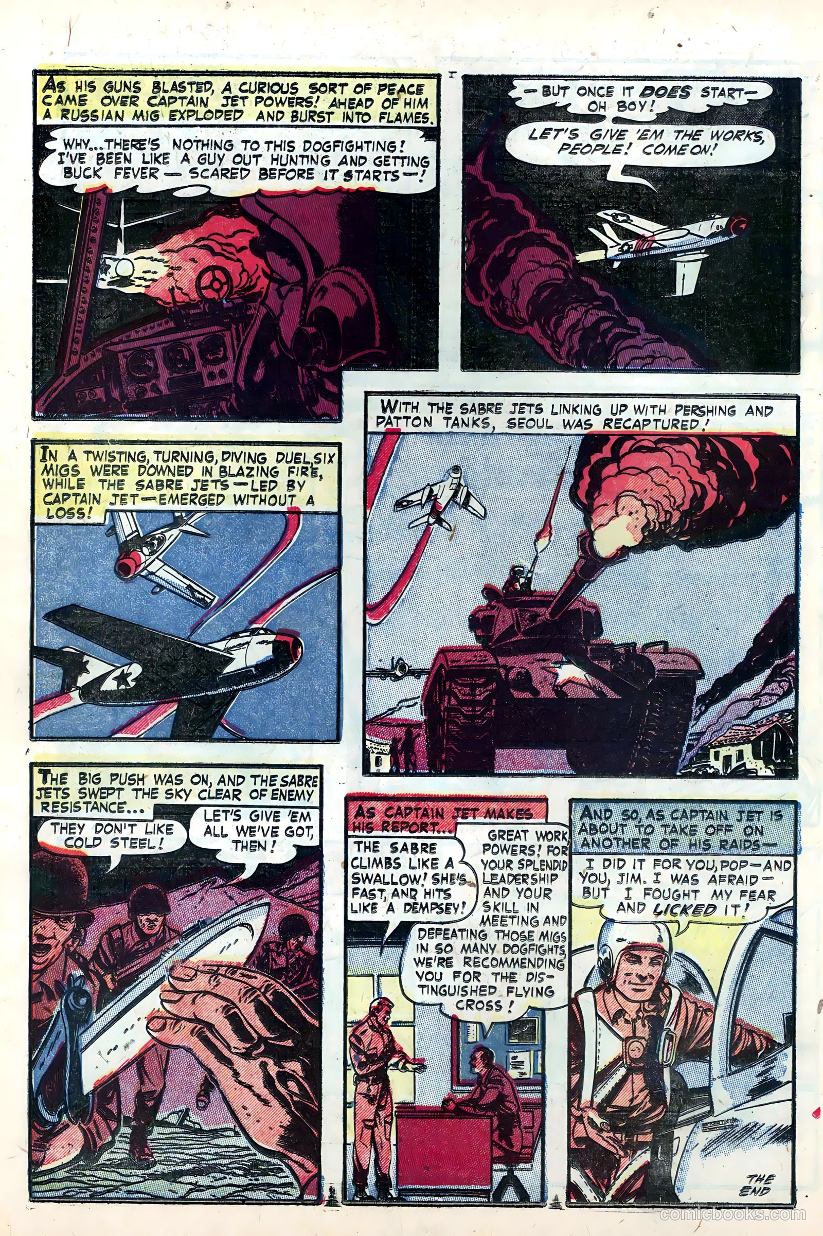 The American Air Forces #5 (1951) — page 10 of 36