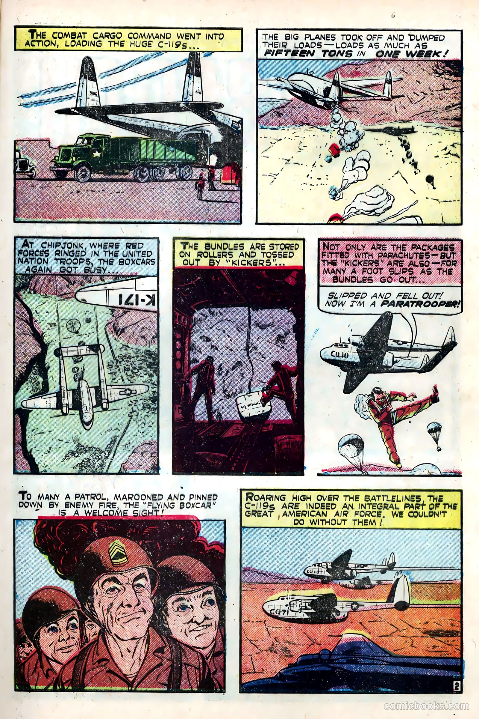The American Air Forces #5 (1951) — page 13 of 36