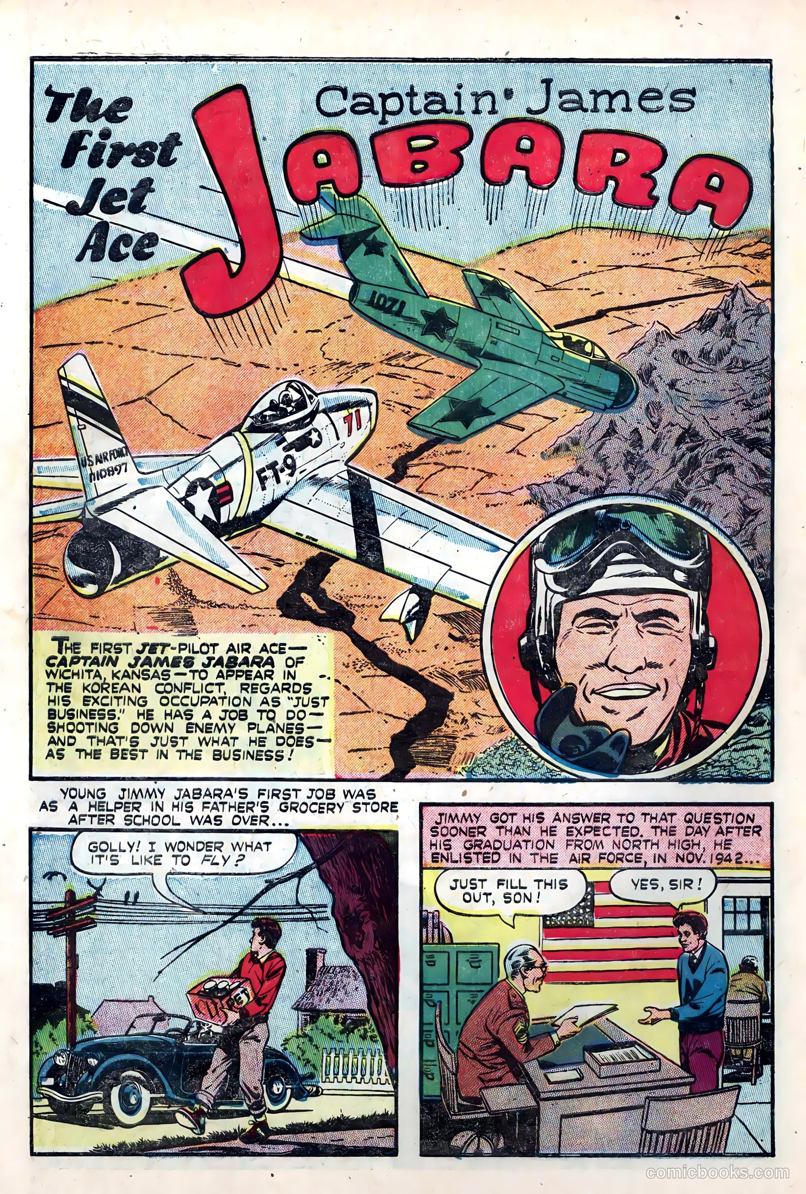 The American Air Forces #5 (1951) — page 22 of 36