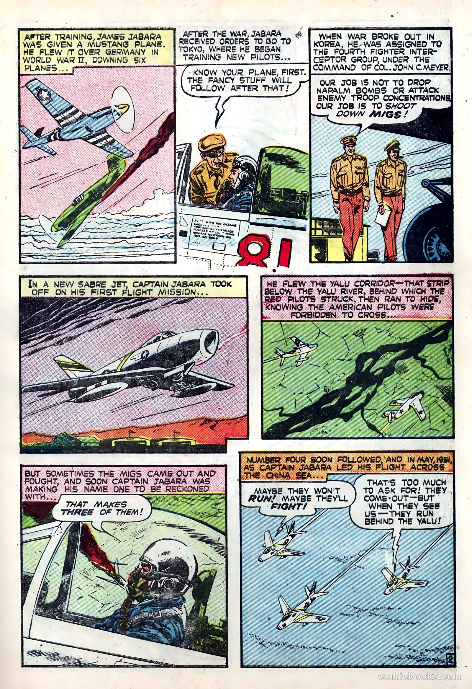 The American Air Forces #5 (1951) — page 23 of 36