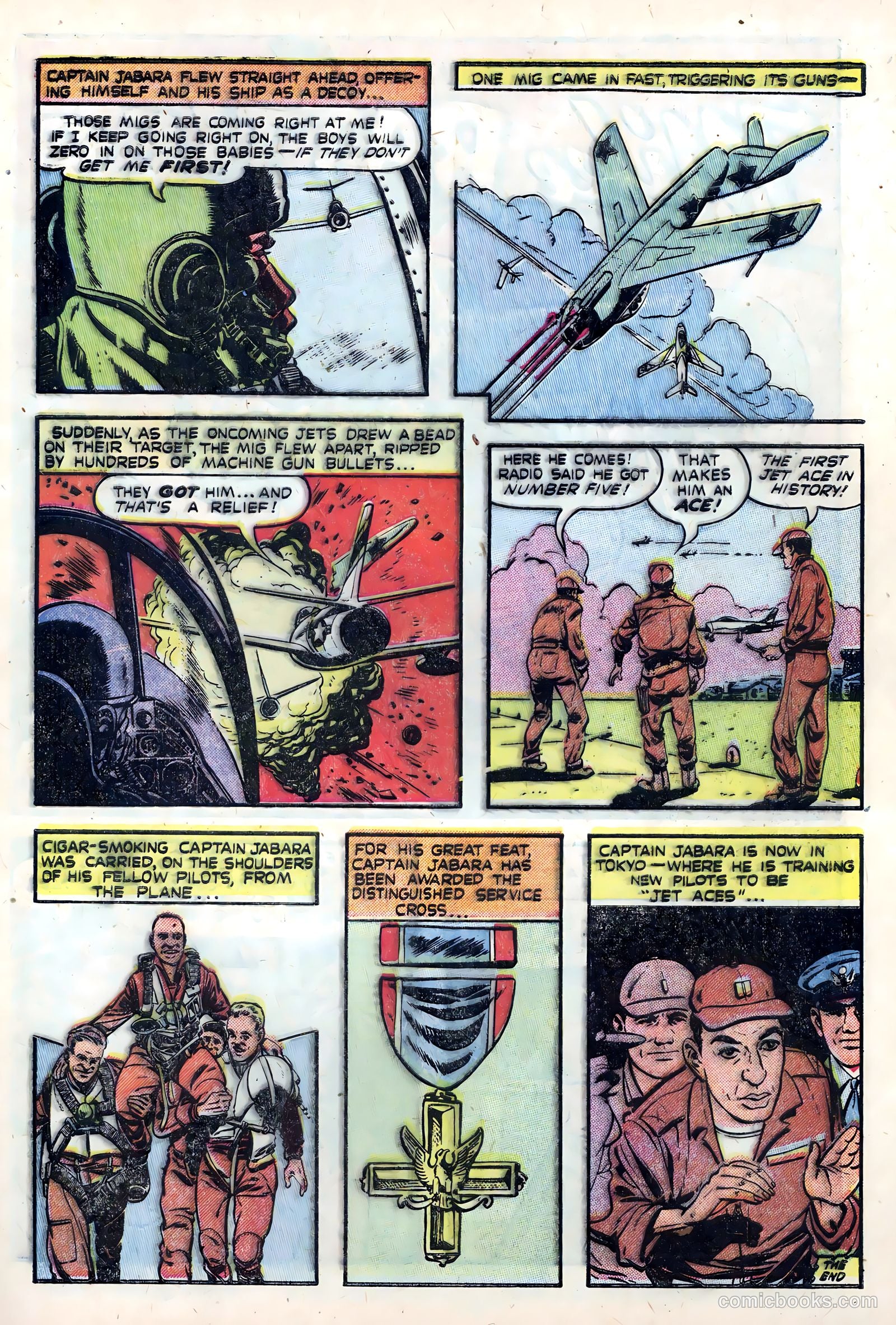 The American Air Forces #5 (1951) — page 25 of 36