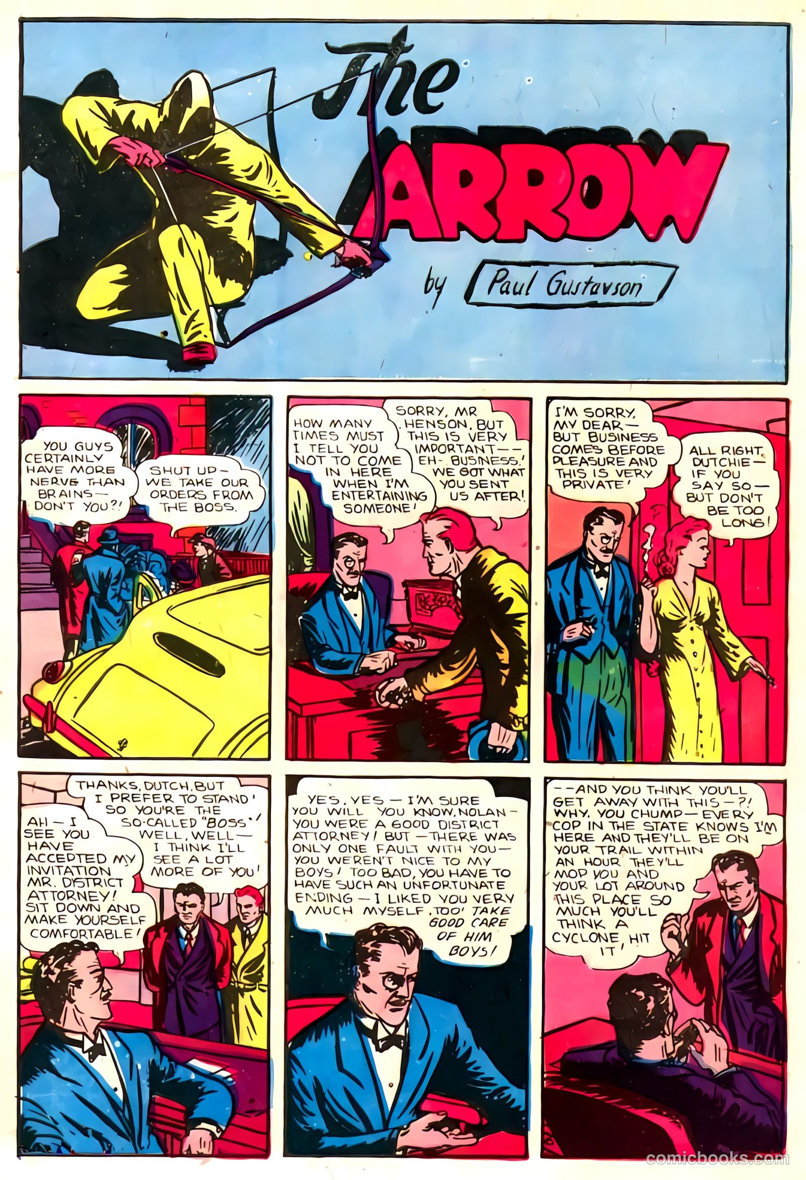 The Arrow #1 (1940) — page 3 of 68