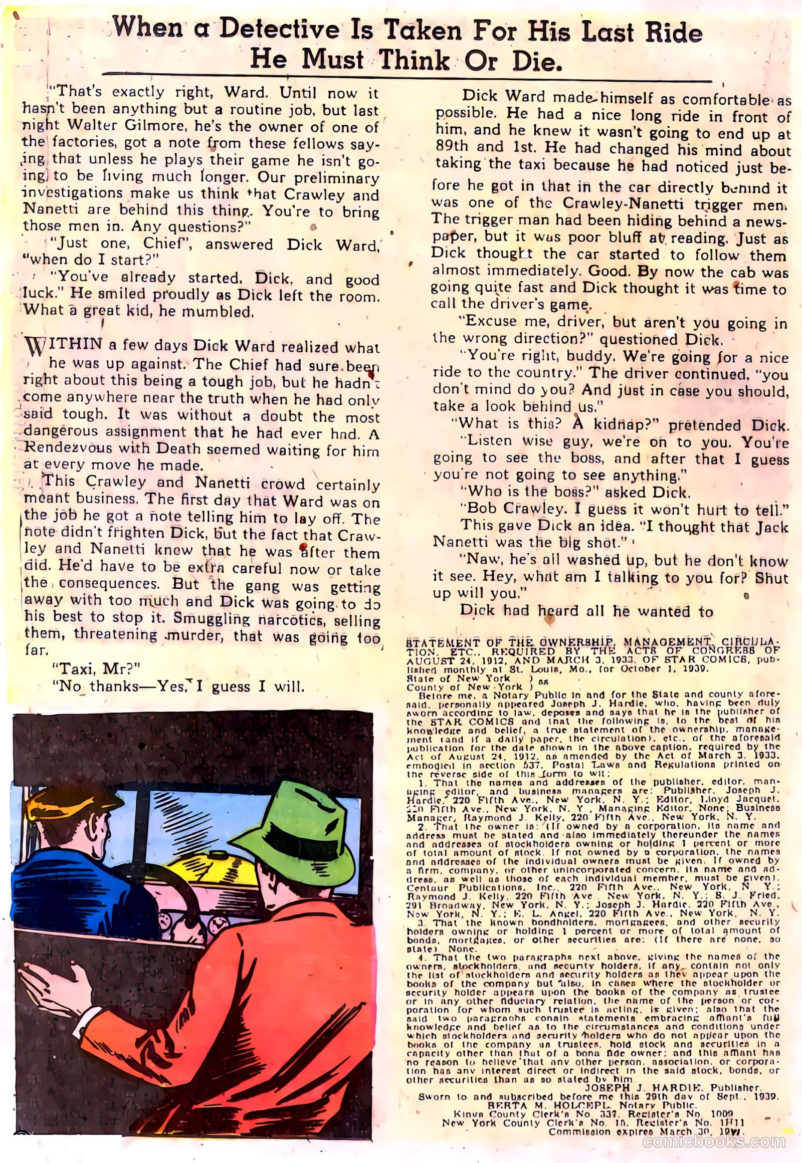 The Arrow #1 (1940) — page 36 of 68