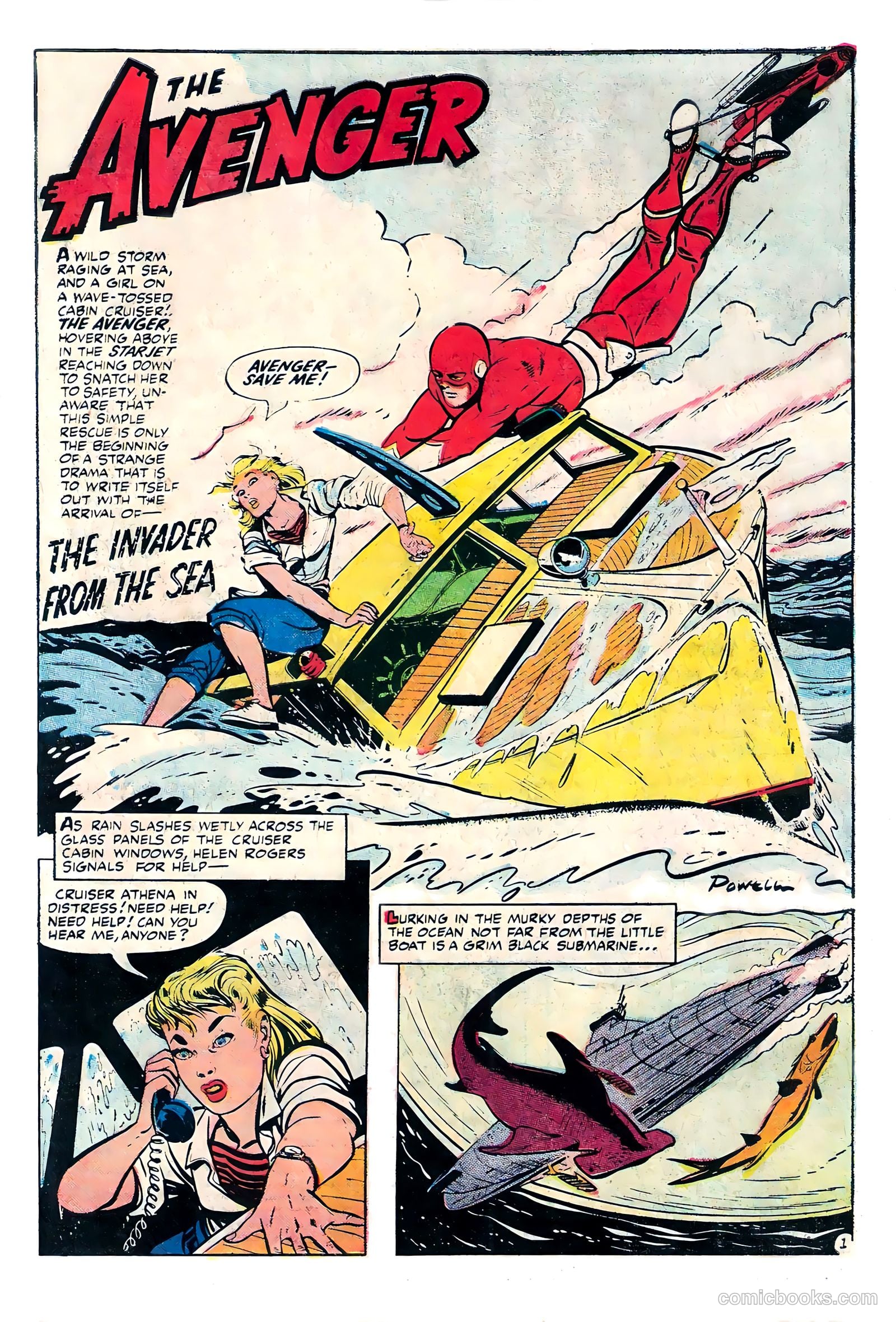 The Avenger #4 (1955) — page 3 of 36