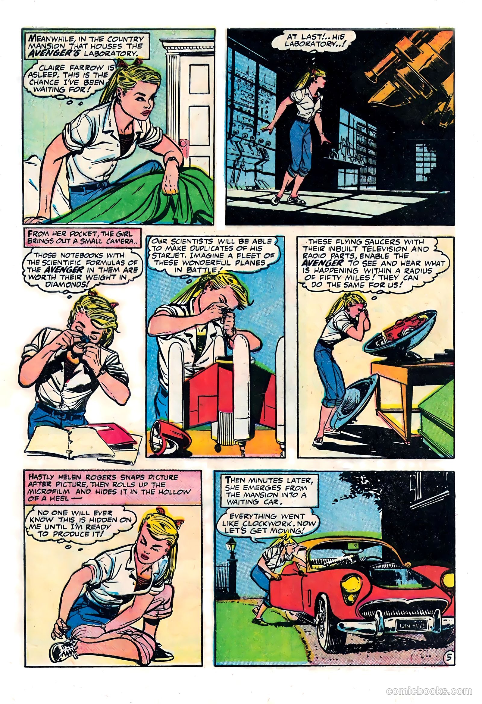 The Avenger #4 (1955) — page 7 of 36