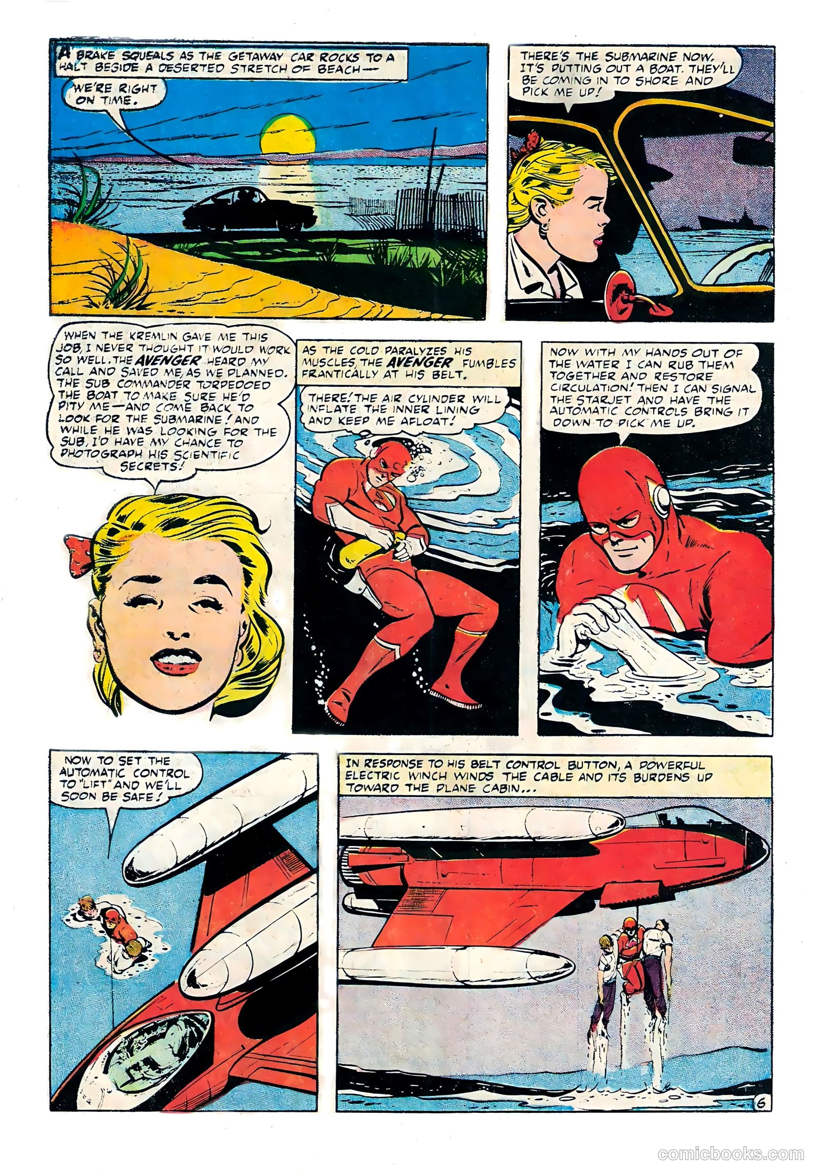 The Avenger #4 (1955) — page 8 of 36