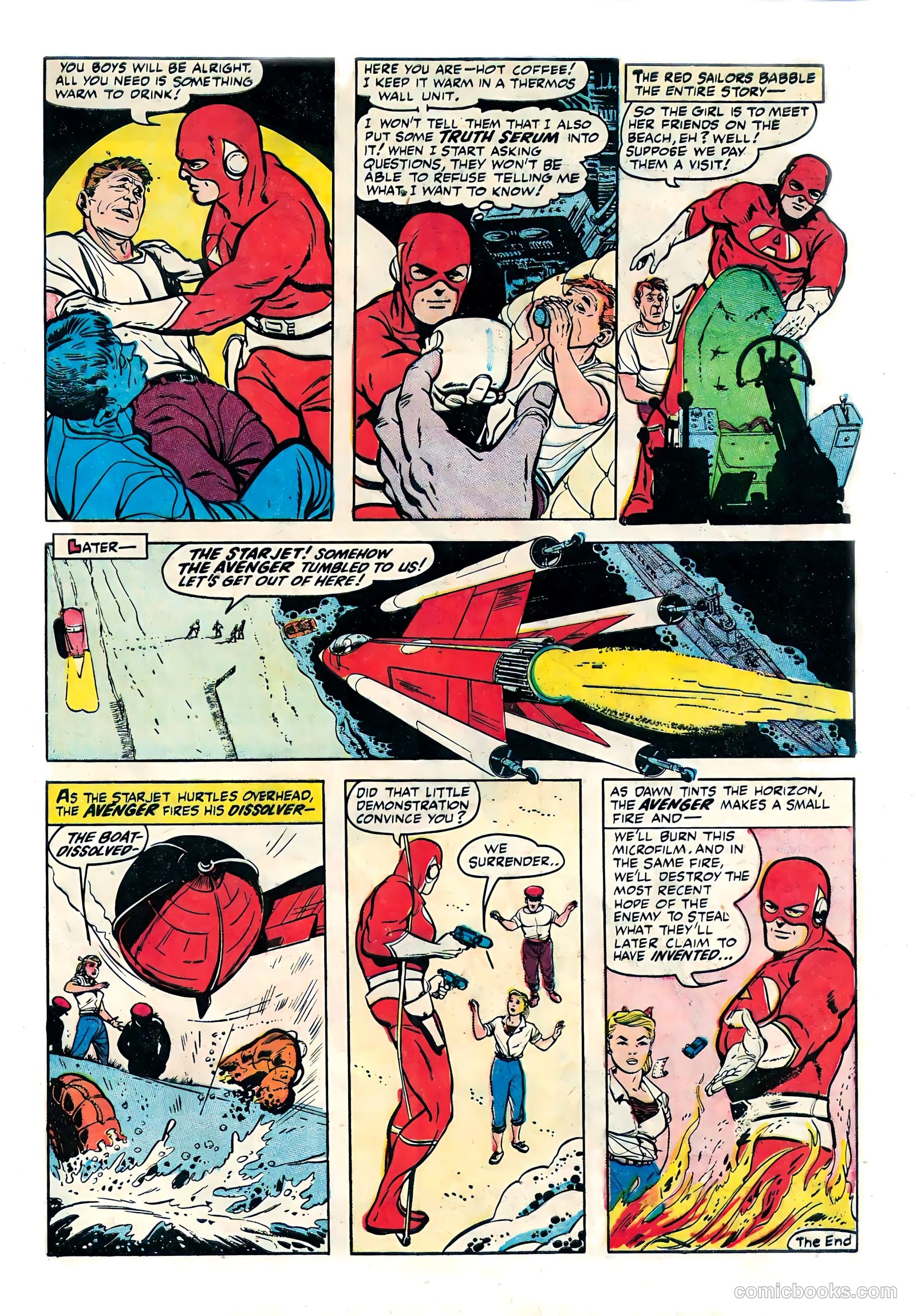 The Avenger #4 (1955) — page 9 of 36