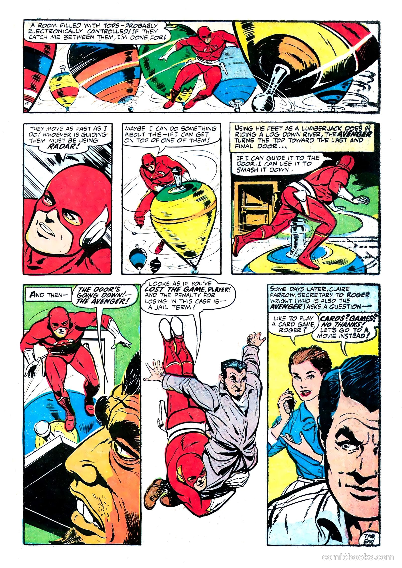 The Avenger #4 (1955) — page 19 of 36