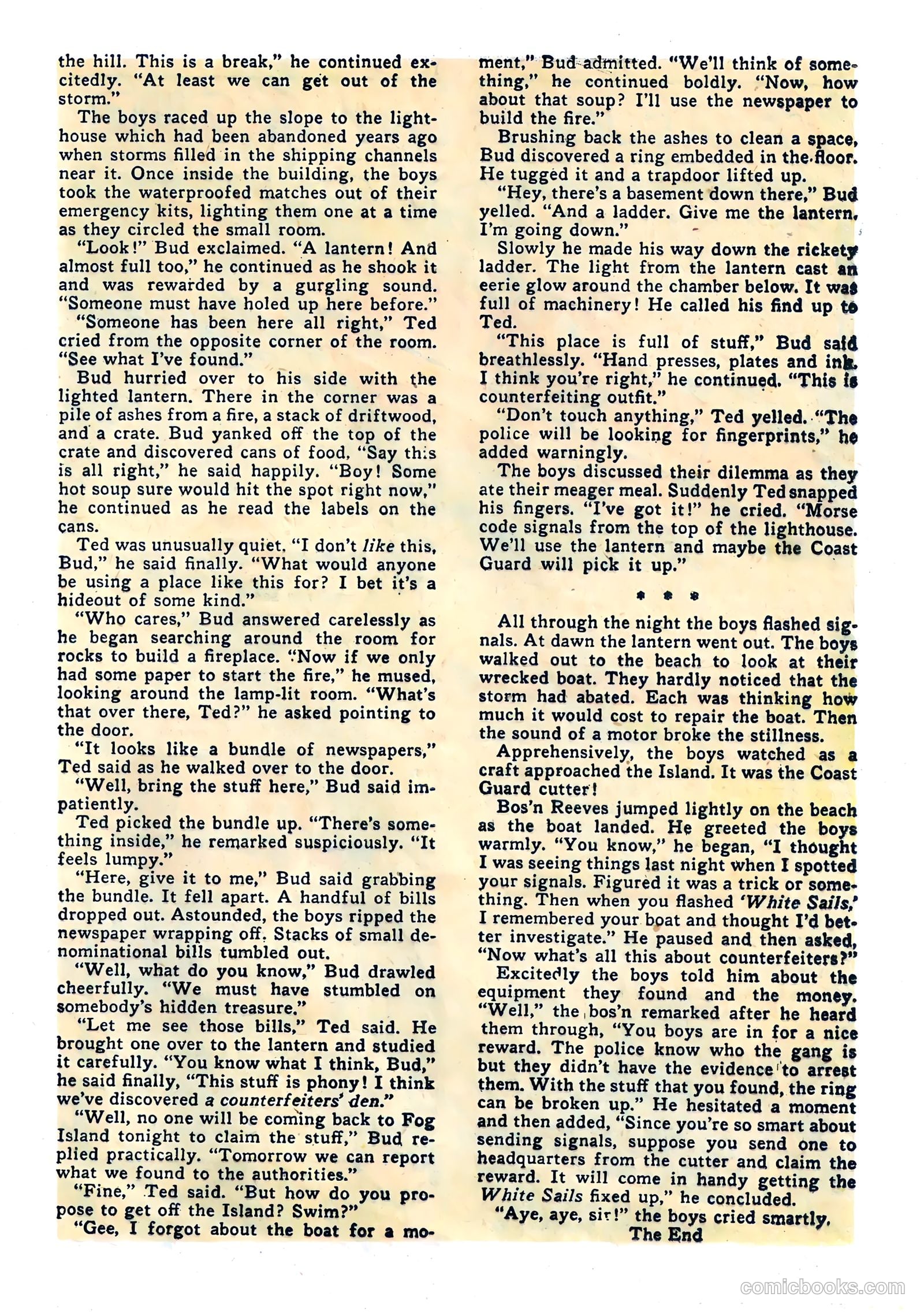 The Avenger #4 (1955) — page 23 of 36