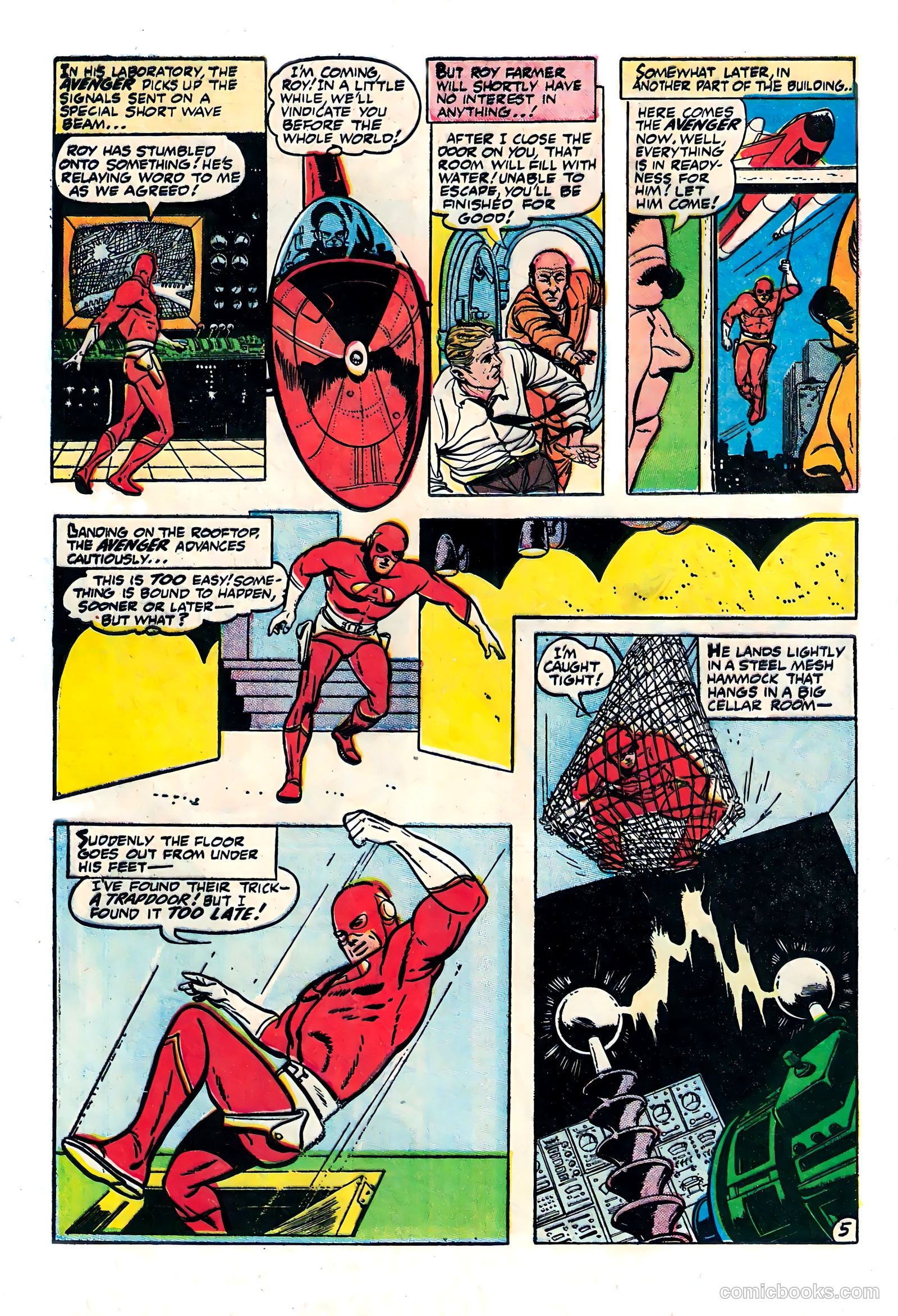 The Avenger #4 (1955) — page 30 of 36