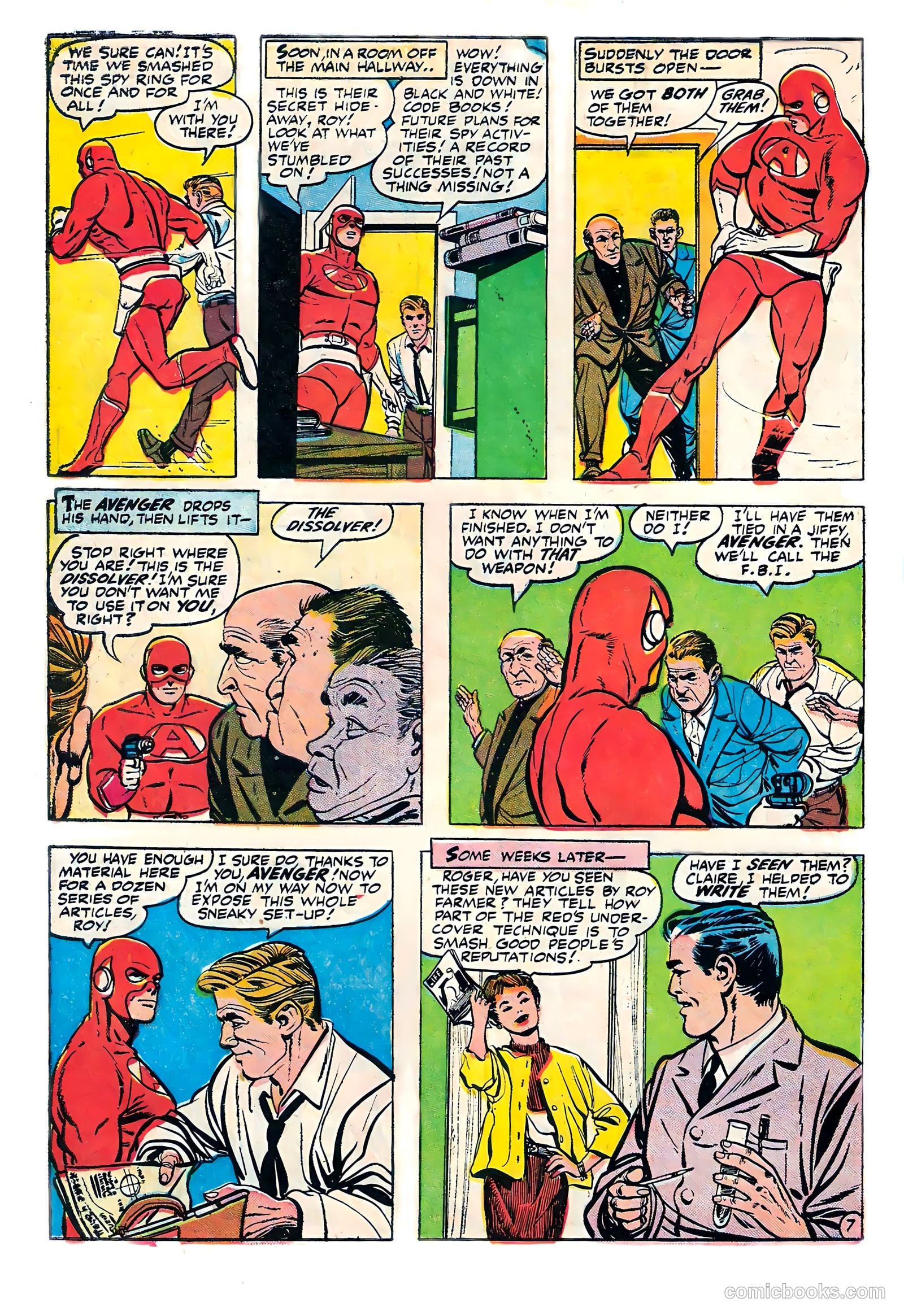 The Avenger #4 (1955) — page 32 of 36